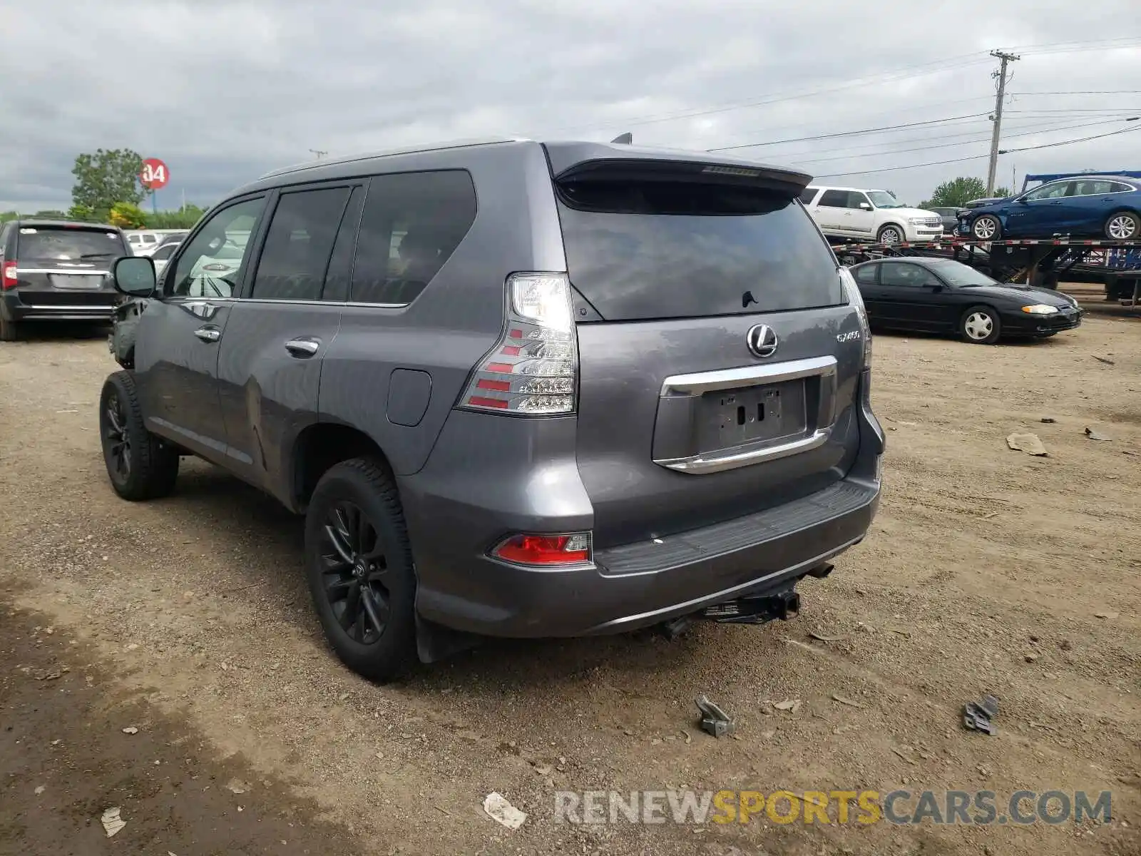 3 Photograph of a damaged car JTJAM7BX8L5263126 LEXUS GX 2020