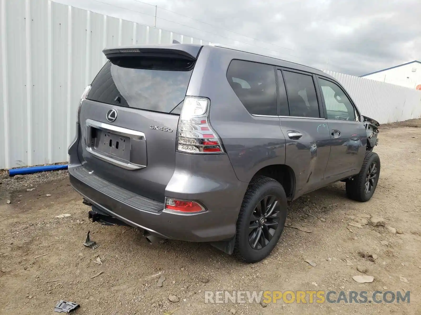 4 Фотография поврежденного автомобиля JTJAM7BX8L5263126 LEXUS GX 2020