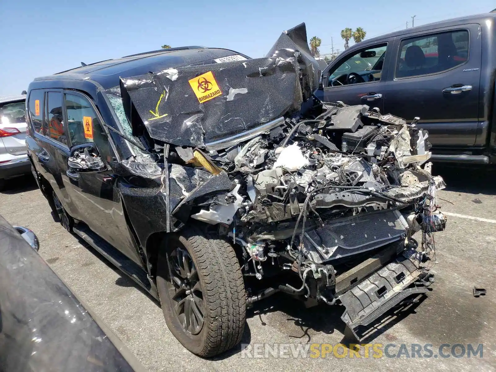 1 Photograph of a damaged car JTJAM7BX8L5263465 LEXUS GX 2020