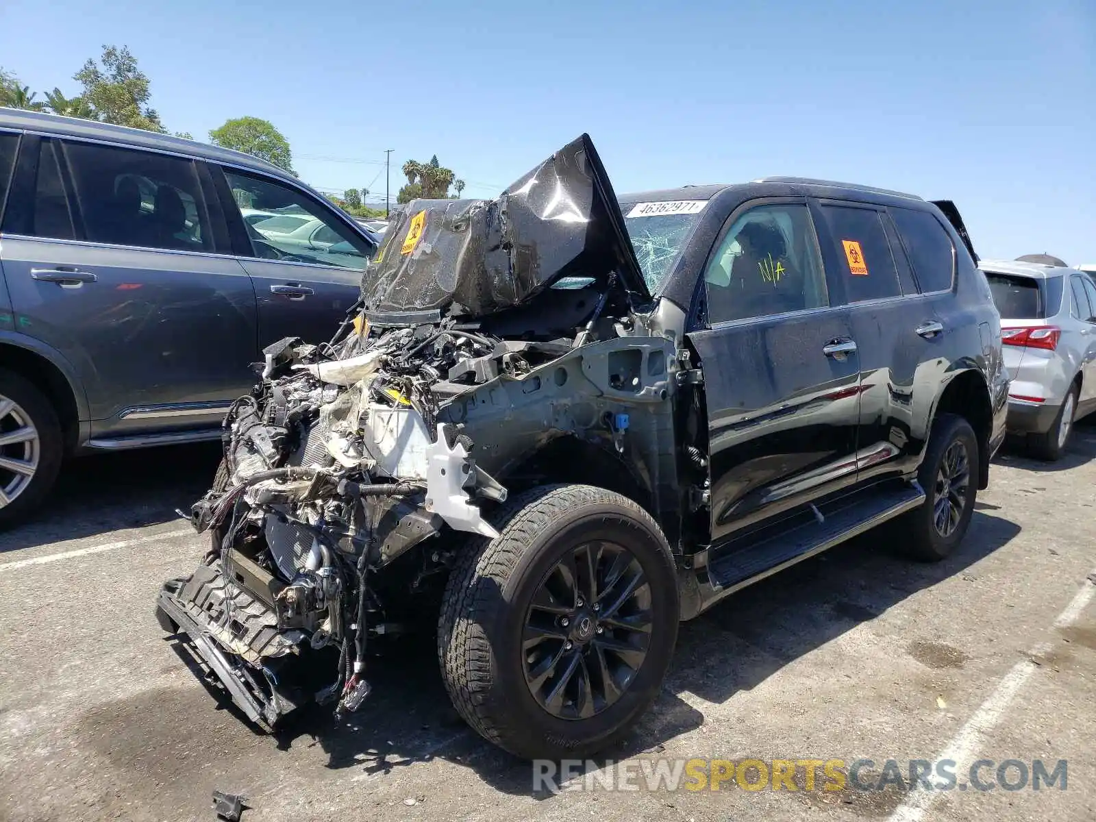 2 Photograph of a damaged car JTJAM7BX8L5263465 LEXUS GX 2020