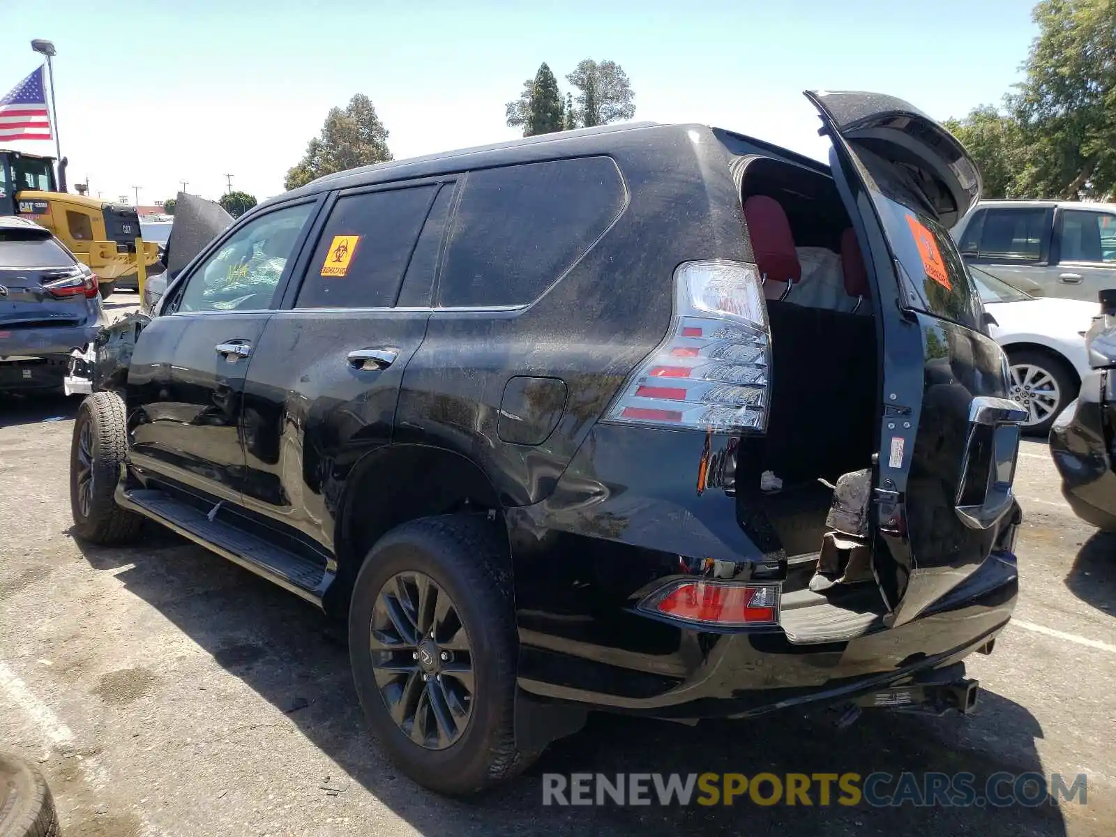 3 Photograph of a damaged car JTJAM7BX8L5263465 LEXUS GX 2020