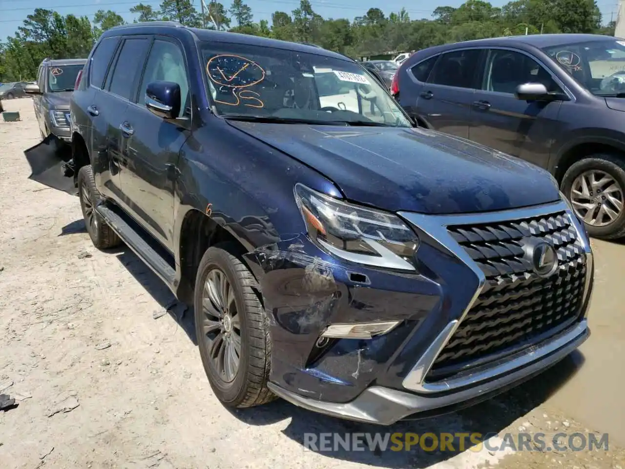 1 Photograph of a damaged car JTJAM7BX8L5265247 LEXUS GX 2020