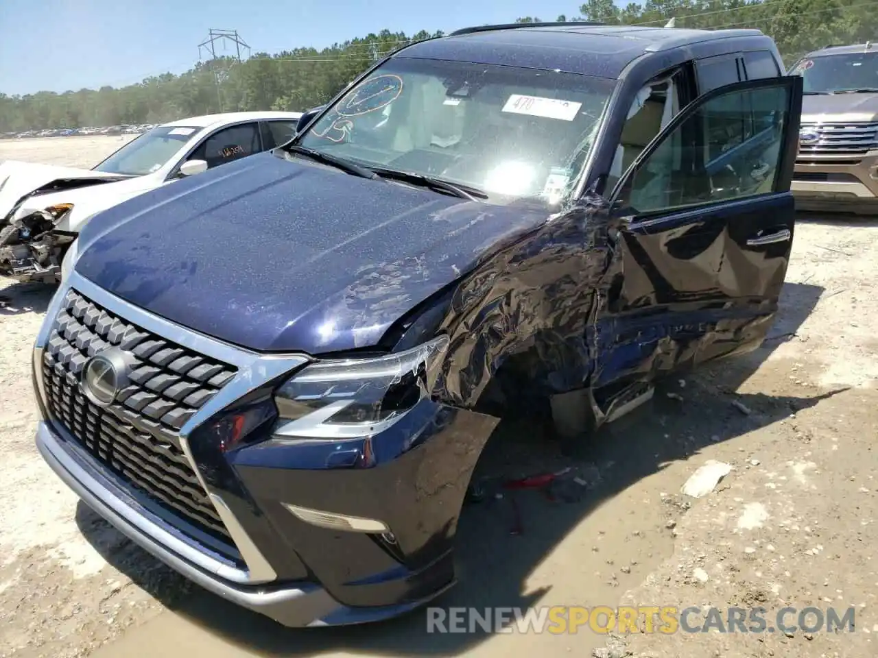 2 Photograph of a damaged car JTJAM7BX8L5265247 LEXUS GX 2020