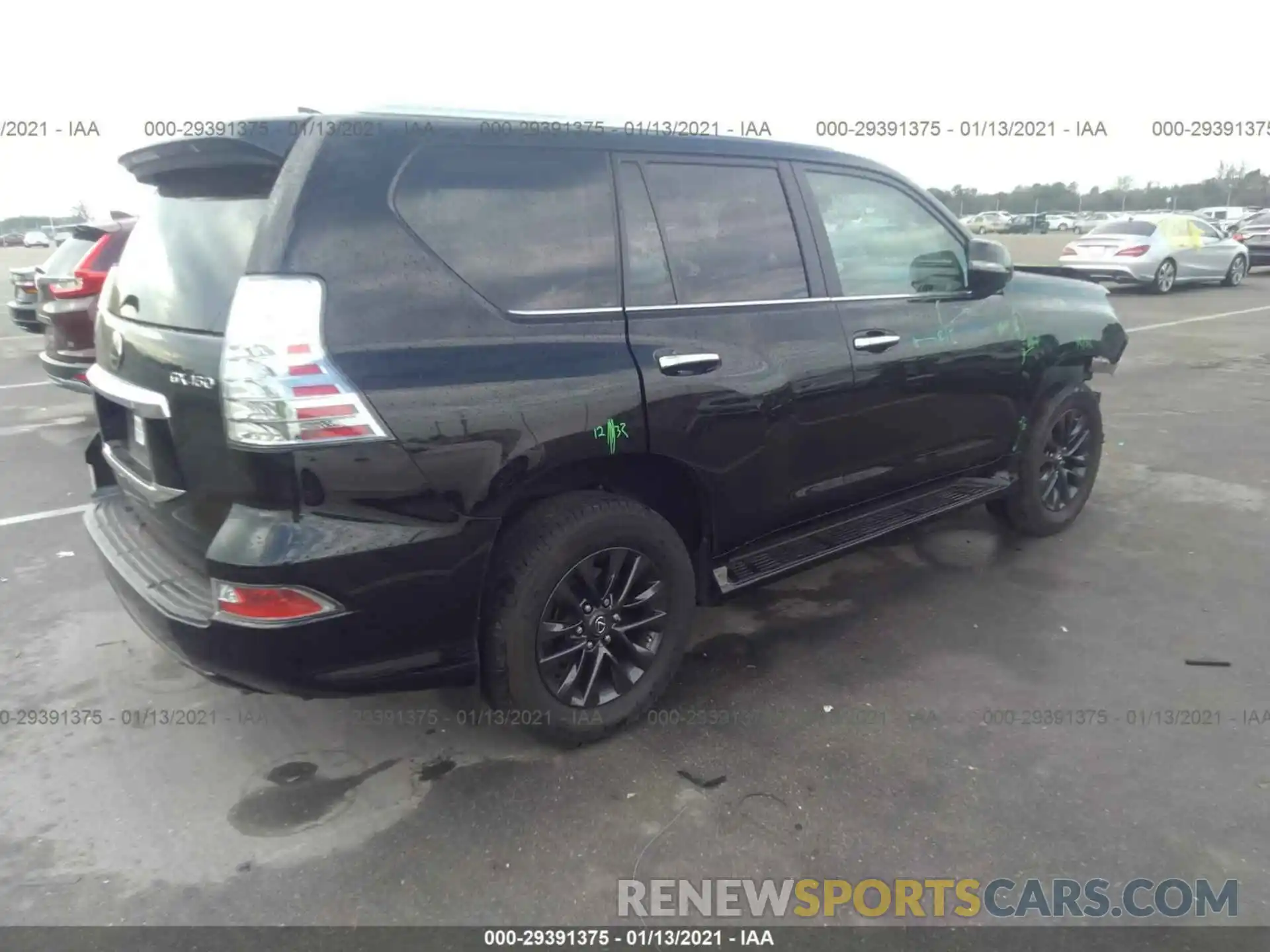 4 Фотография поврежденного автомобиля JTJAM7BX9L5242009 LEXUS GX 2020