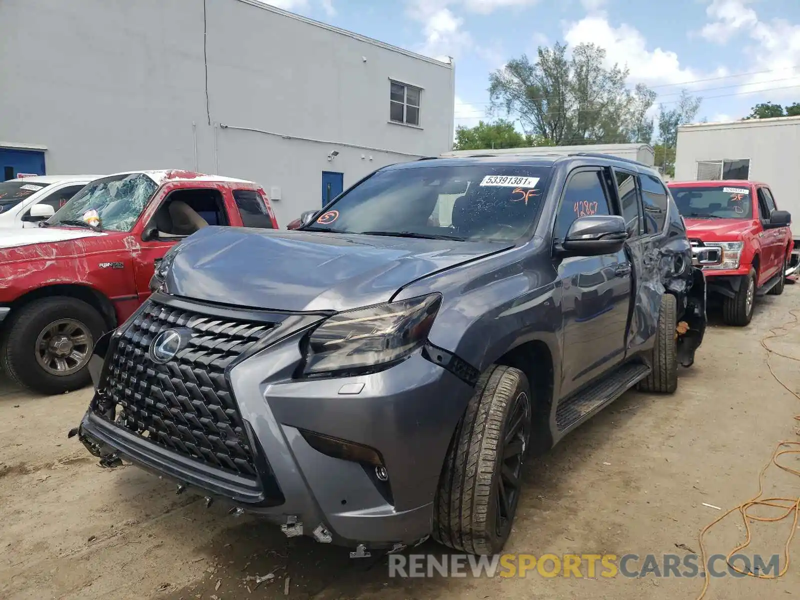 2 Photograph of a damaged car JTJAM7BX9L5243662 LEXUS GX 2020