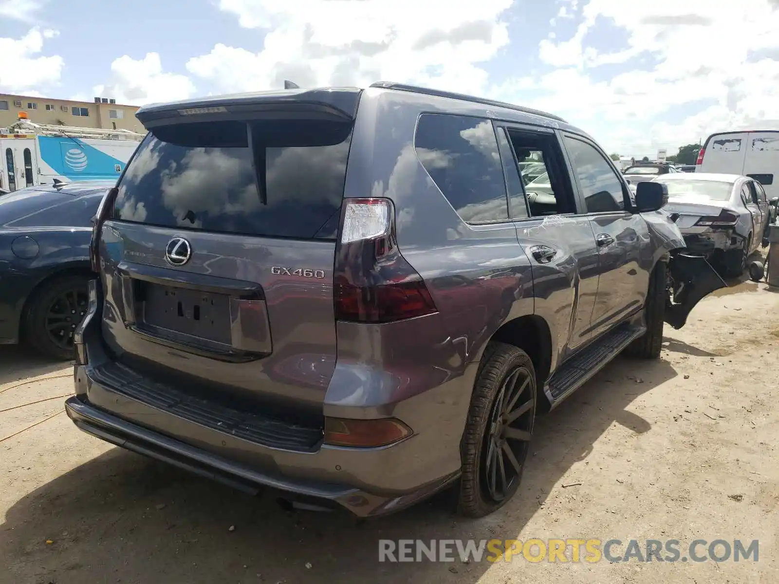 4 Photograph of a damaged car JTJAM7BX9L5243662 LEXUS GX 2020