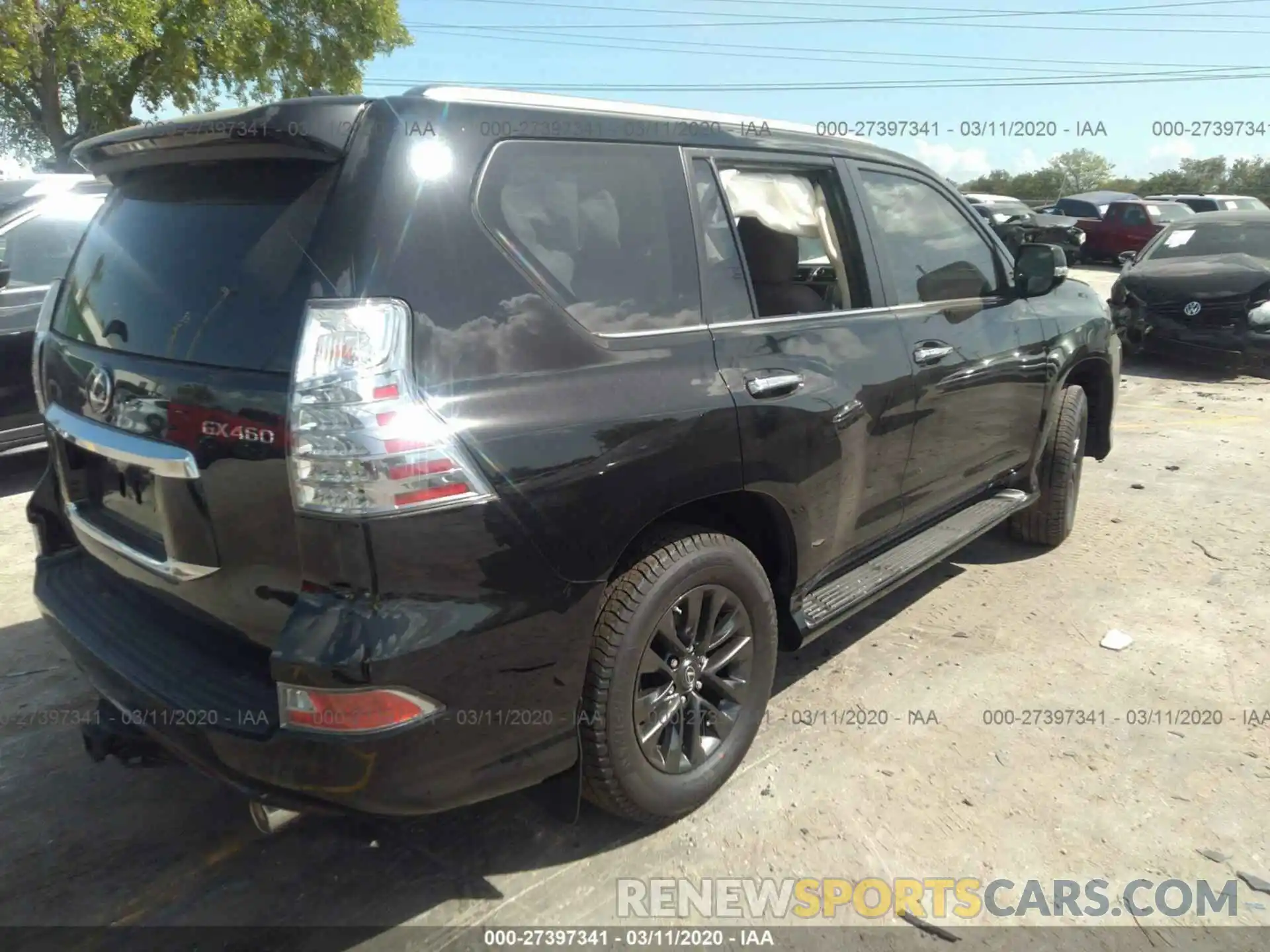 4 Фотография поврежденного автомобиля JTJAM7BX9L5248442 LEXUS GX 2020