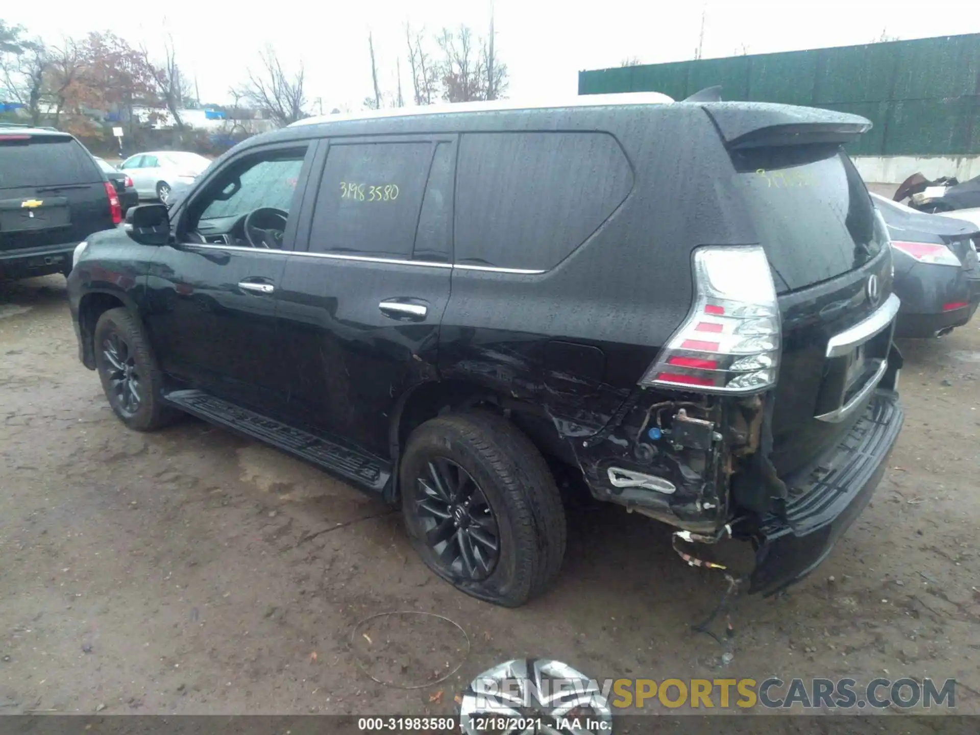 3 Фотография поврежденного автомобиля JTJAM7BX9L5252815 LEXUS GX 2020