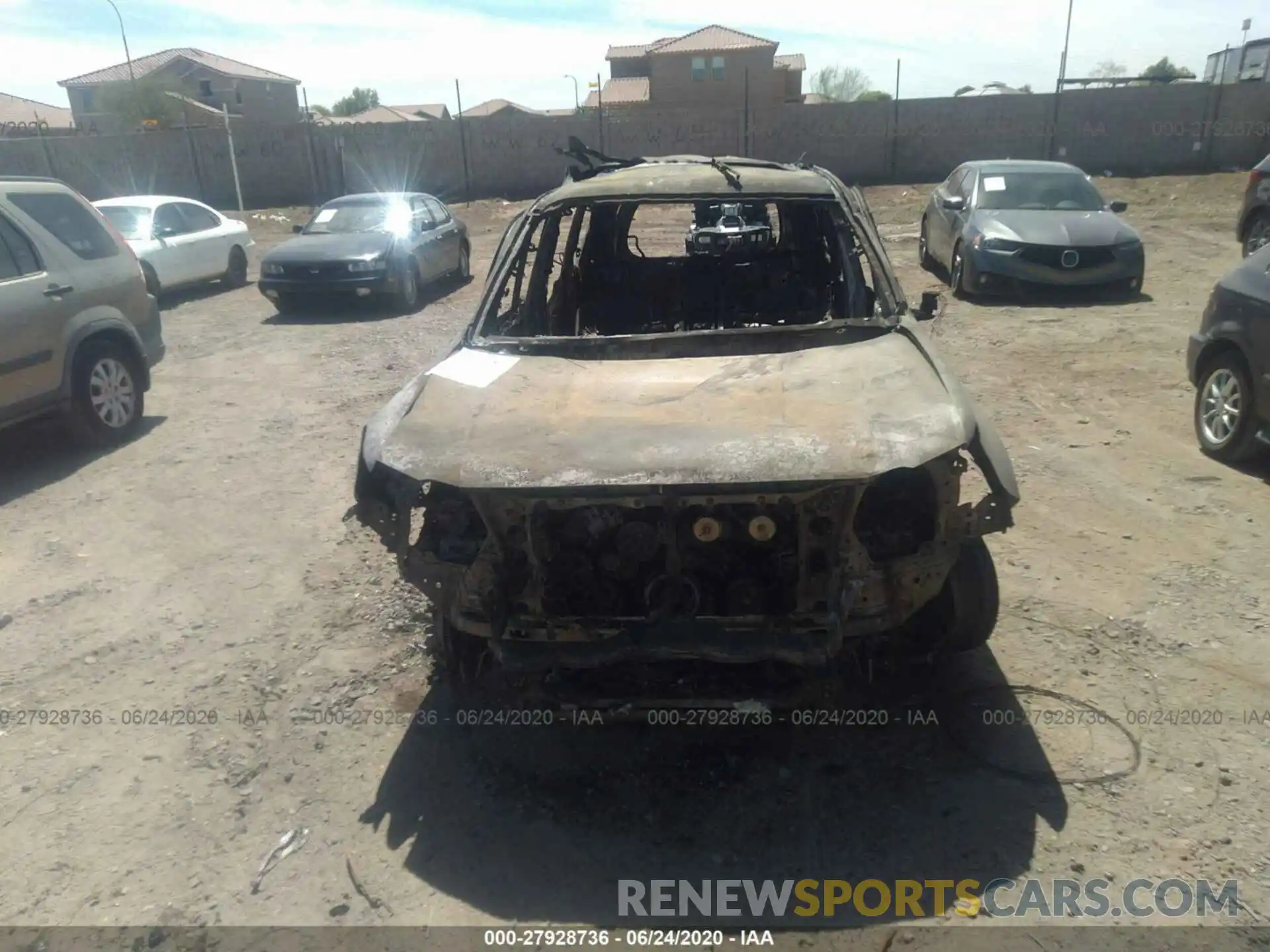 6 Photograph of a damaged car JTJAM7BX9L5253317 LEXUS GX 2020