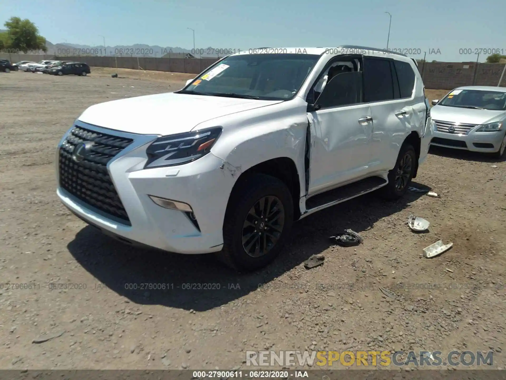 2 Photograph of a damaged car JTJAM7BX9L5255892 LEXUS GX 2020