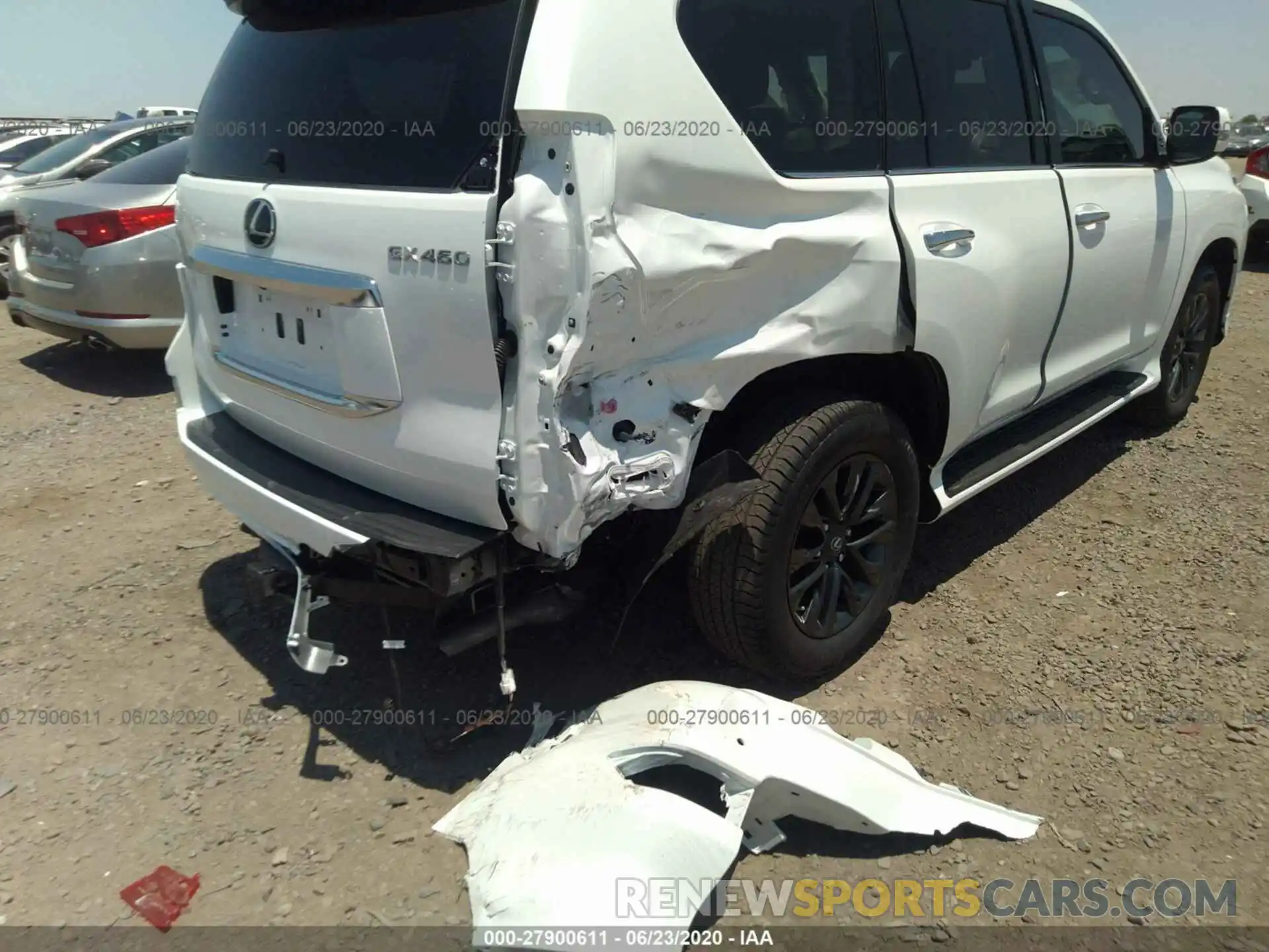 6 Photograph of a damaged car JTJAM7BX9L5255892 LEXUS GX 2020