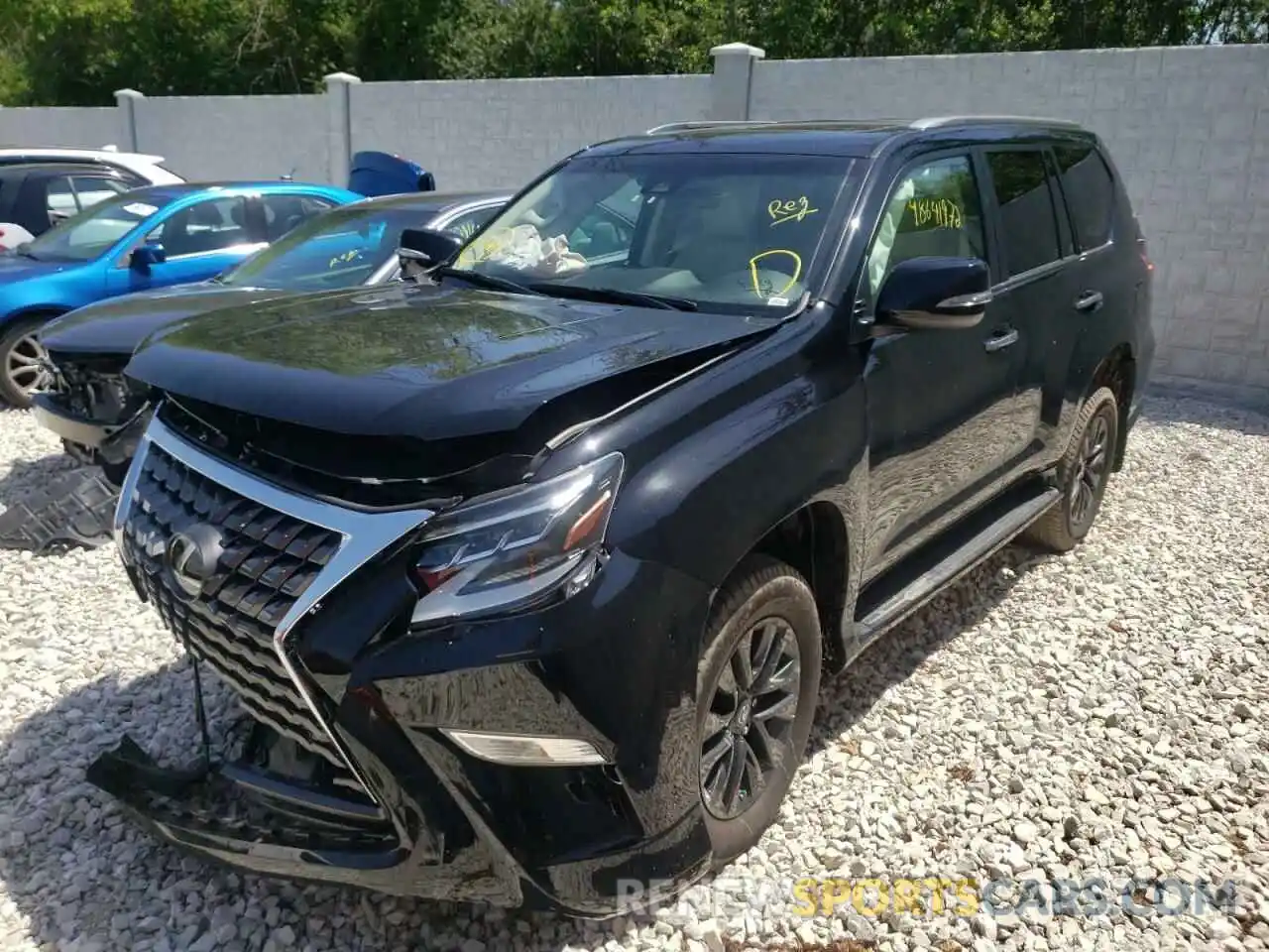 2 Photograph of a damaged car JTJAM7BX9L5256282 LEXUS GX 2020