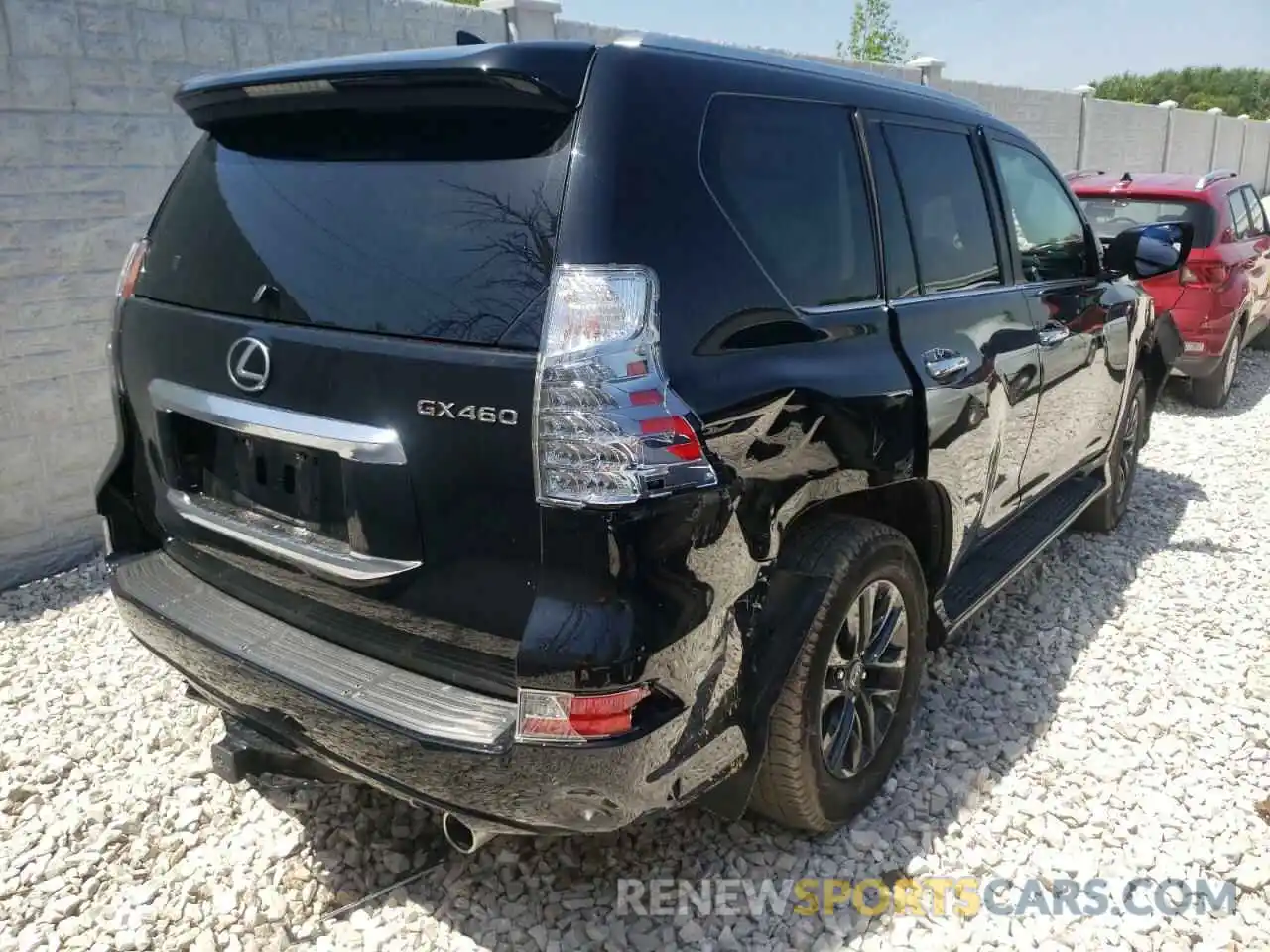 4 Фотография поврежденного автомобиля JTJAM7BX9L5256282 LEXUS GX 2020