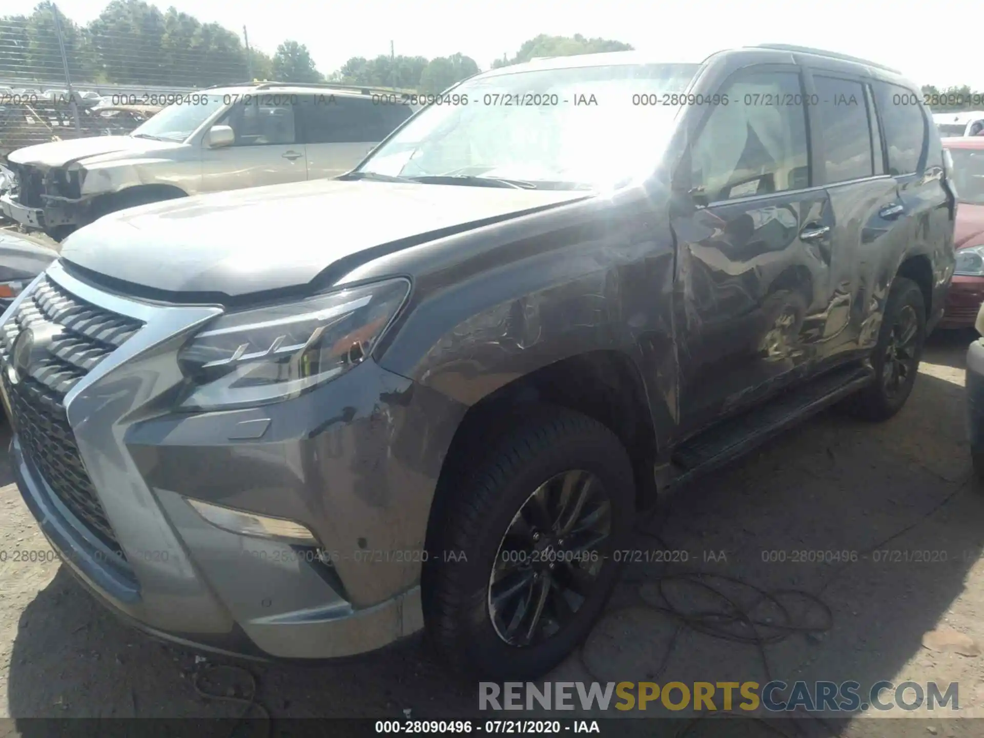 2 Photograph of a damaged car JTJAM7BX9L5257657 LEXUS GX 2020