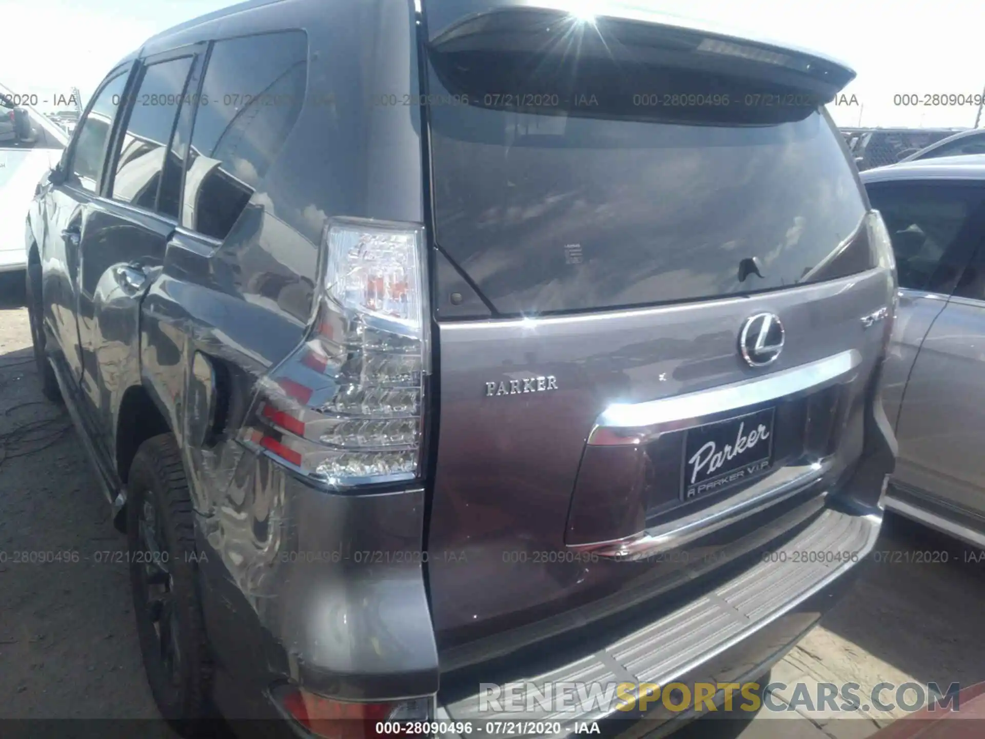 3 Photograph of a damaged car JTJAM7BX9L5257657 LEXUS GX 2020