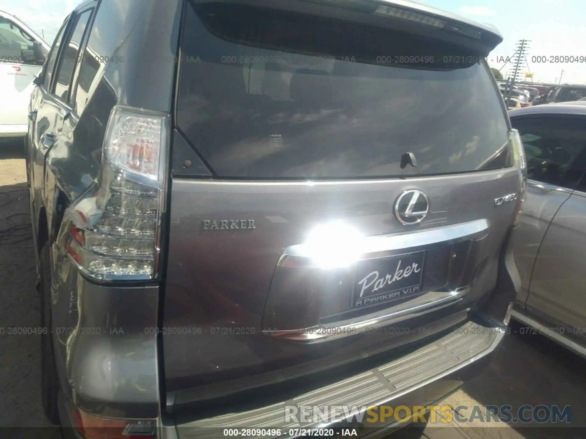 8 Фотография поврежденного автомобиля JTJAM7BX9L5257657 LEXUS GX 2020