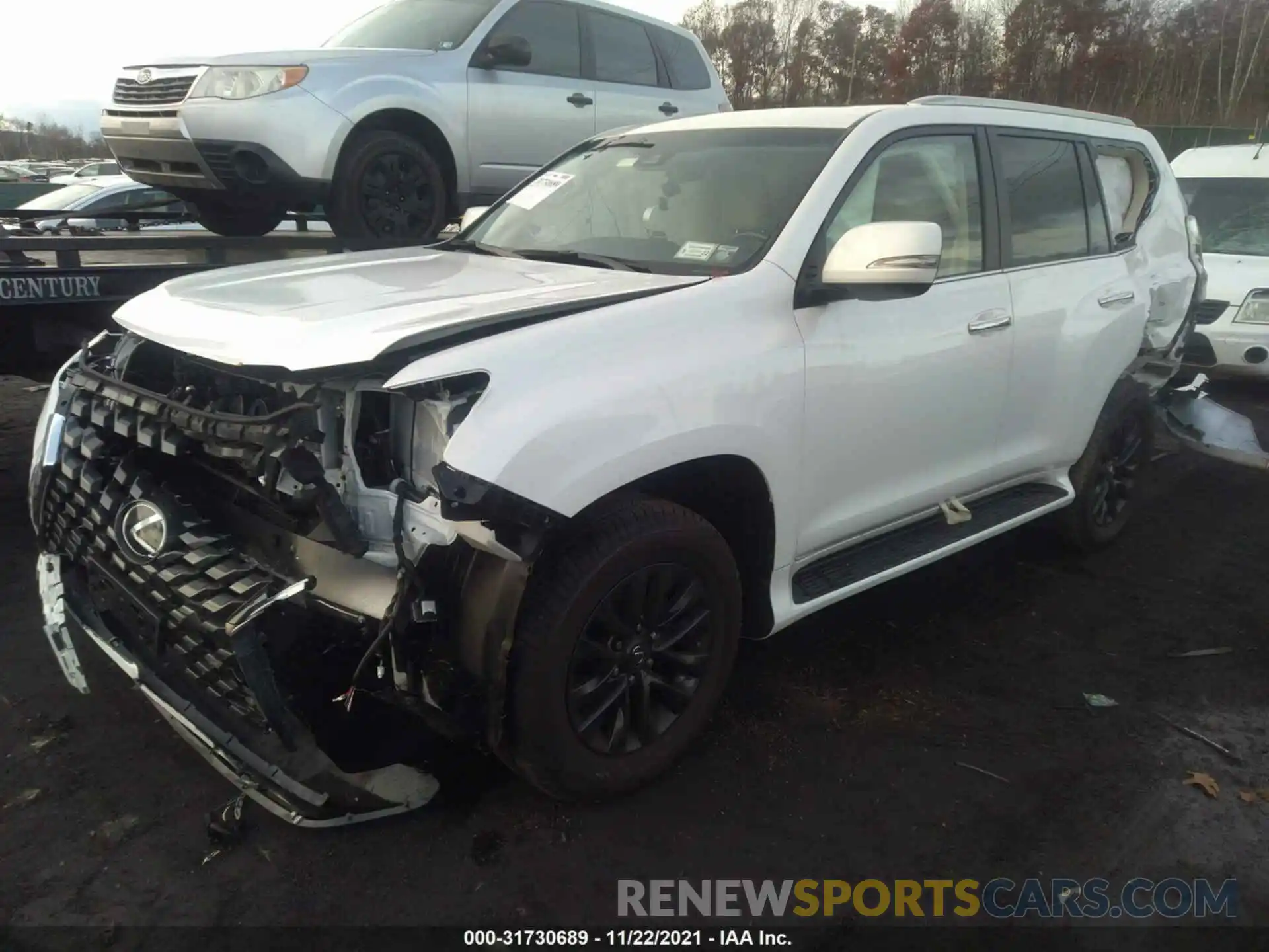 2 Photograph of a damaged car JTJAM7BX9L5259389 LEXUS GX 2020