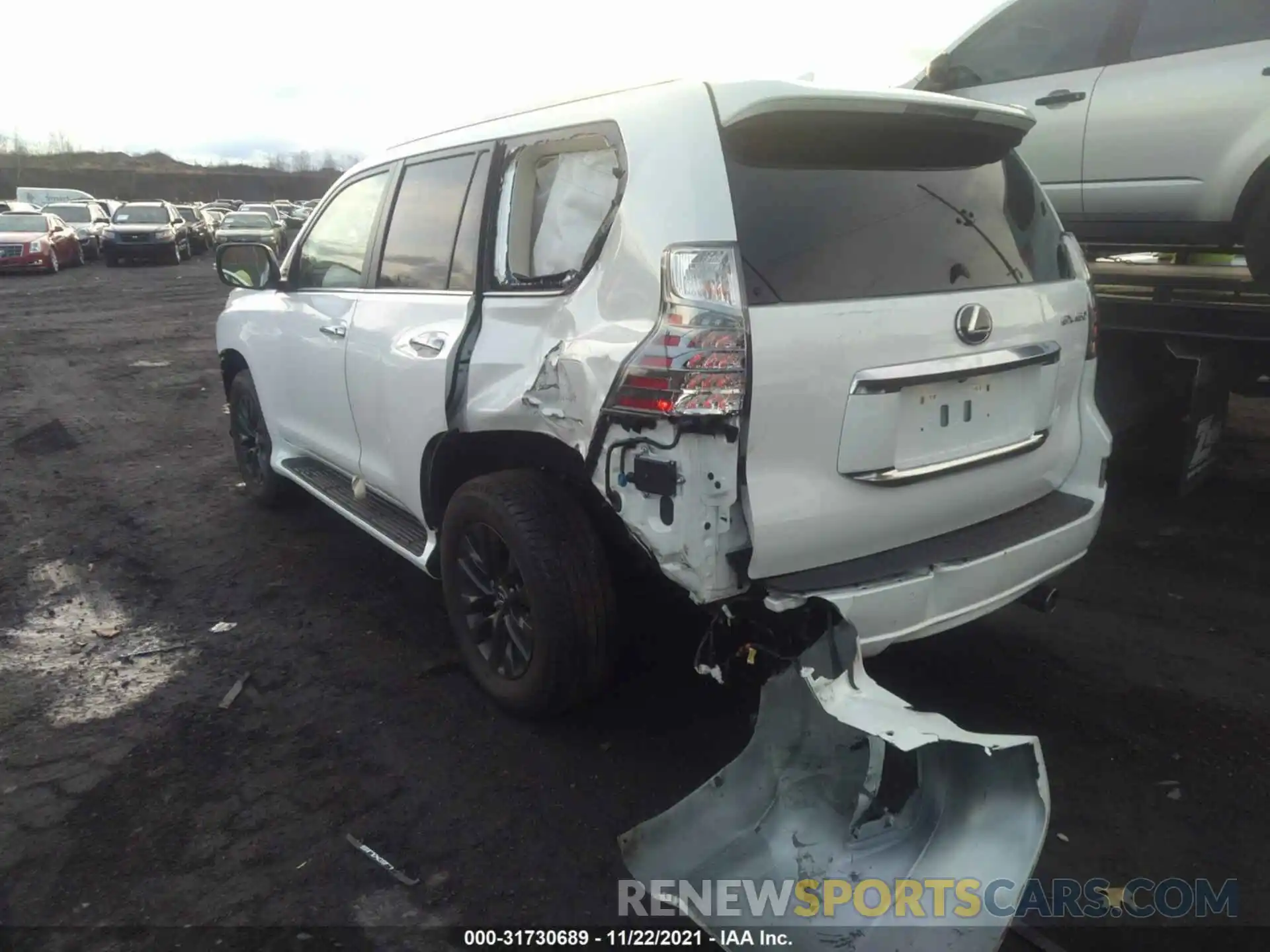 3 Photograph of a damaged car JTJAM7BX9L5259389 LEXUS GX 2020