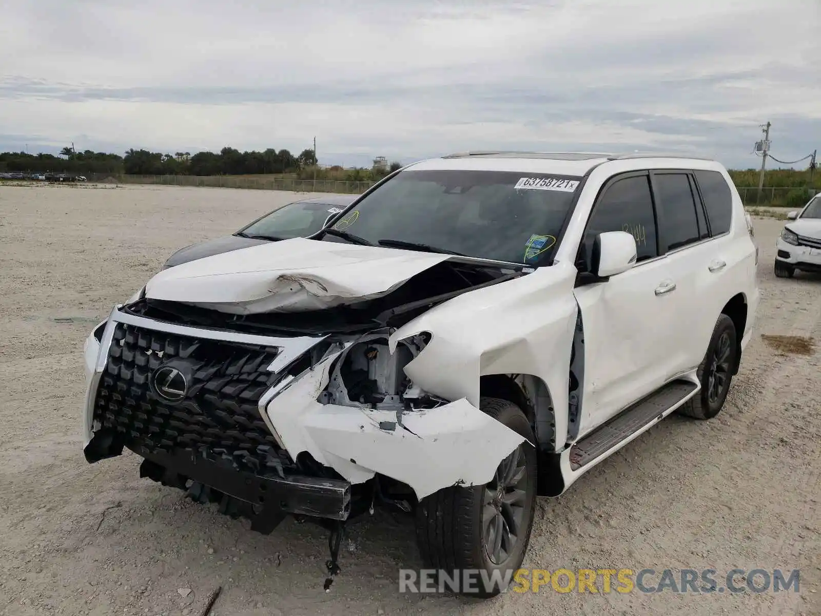 2 Photograph of a damaged car JTJAM7BXXL5248837 LEXUS GX 2020