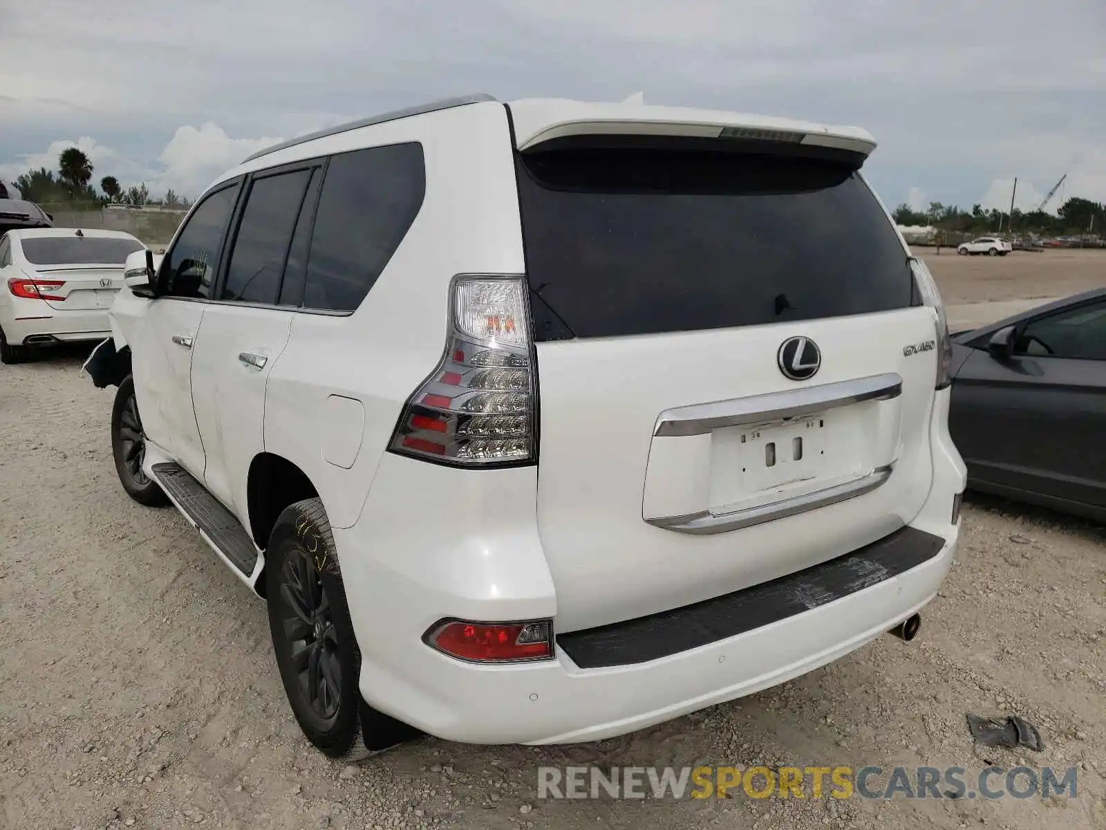 3 Фотография поврежденного автомобиля JTJAM7BXXL5248837 LEXUS GX 2020