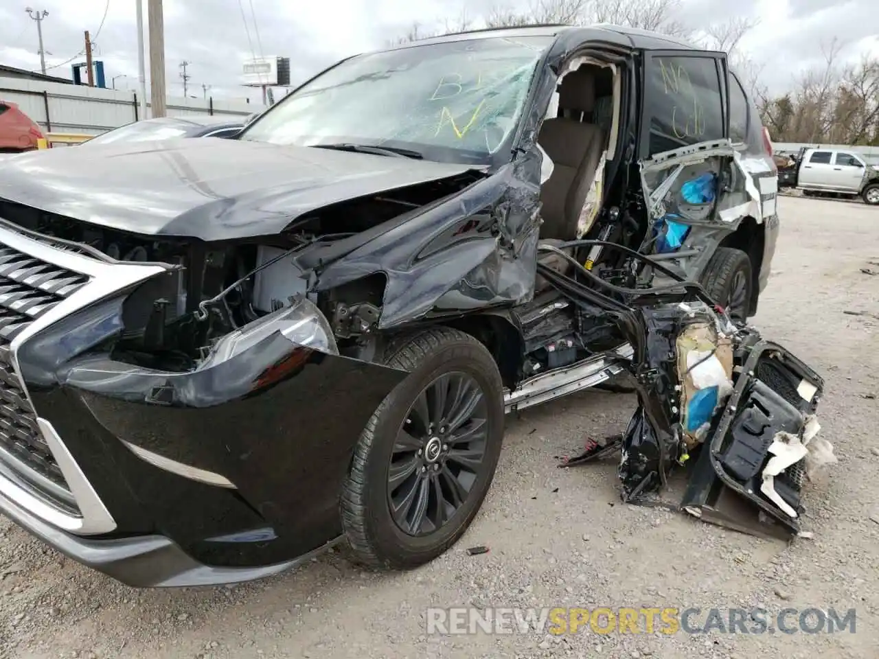 9 Photograph of a damaged car JTJAM7BXXL5251091 LEXUS GX 2020