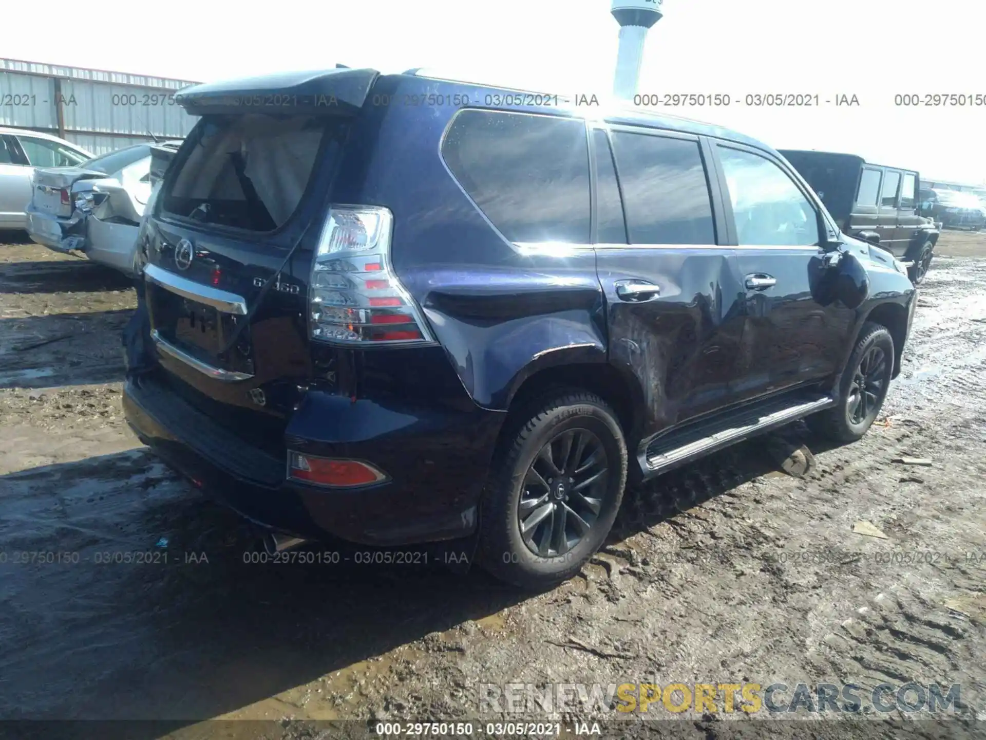 4 Фотография поврежденного автомобиля JTJAM7BXXL5255447 LEXUS GX 2020