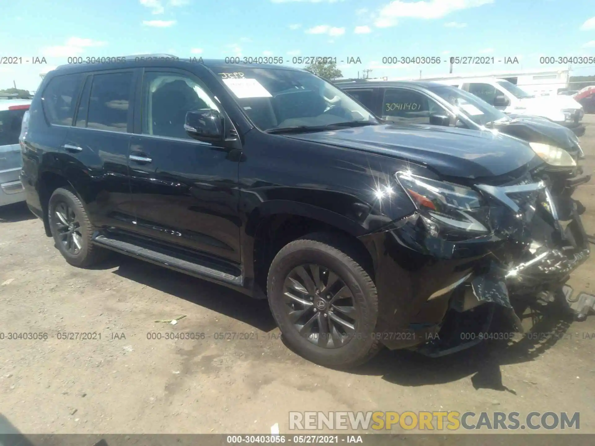 1 Photograph of a damaged car JTJAM7BXXL5255738 LEXUS GX 2020