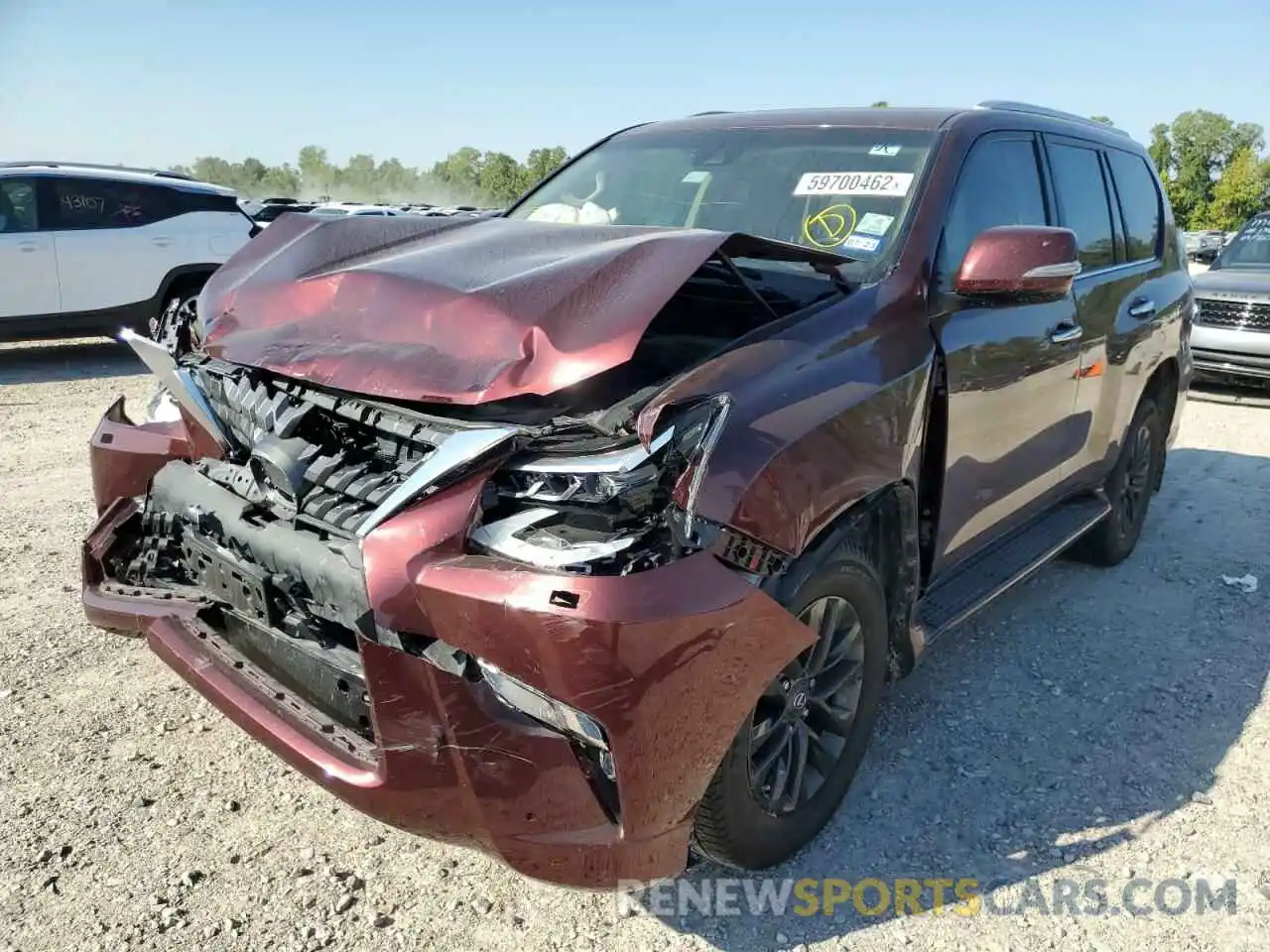 2 Photograph of a damaged car JTJAM7BXXL5261801 LEXUS GX 2020