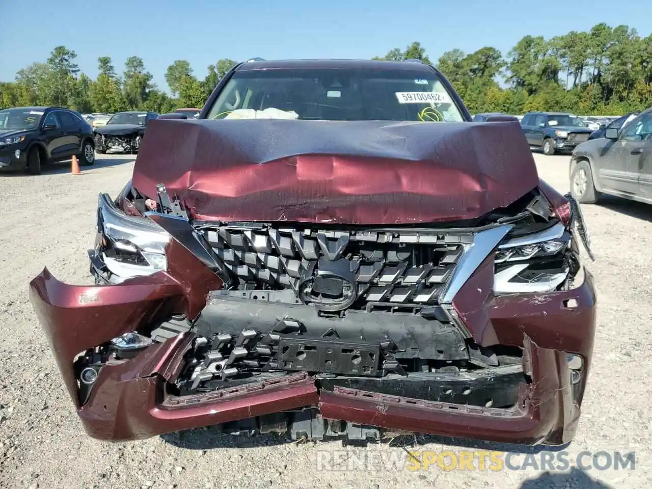 9 Photograph of a damaged car JTJAM7BXXL5261801 LEXUS GX 2020