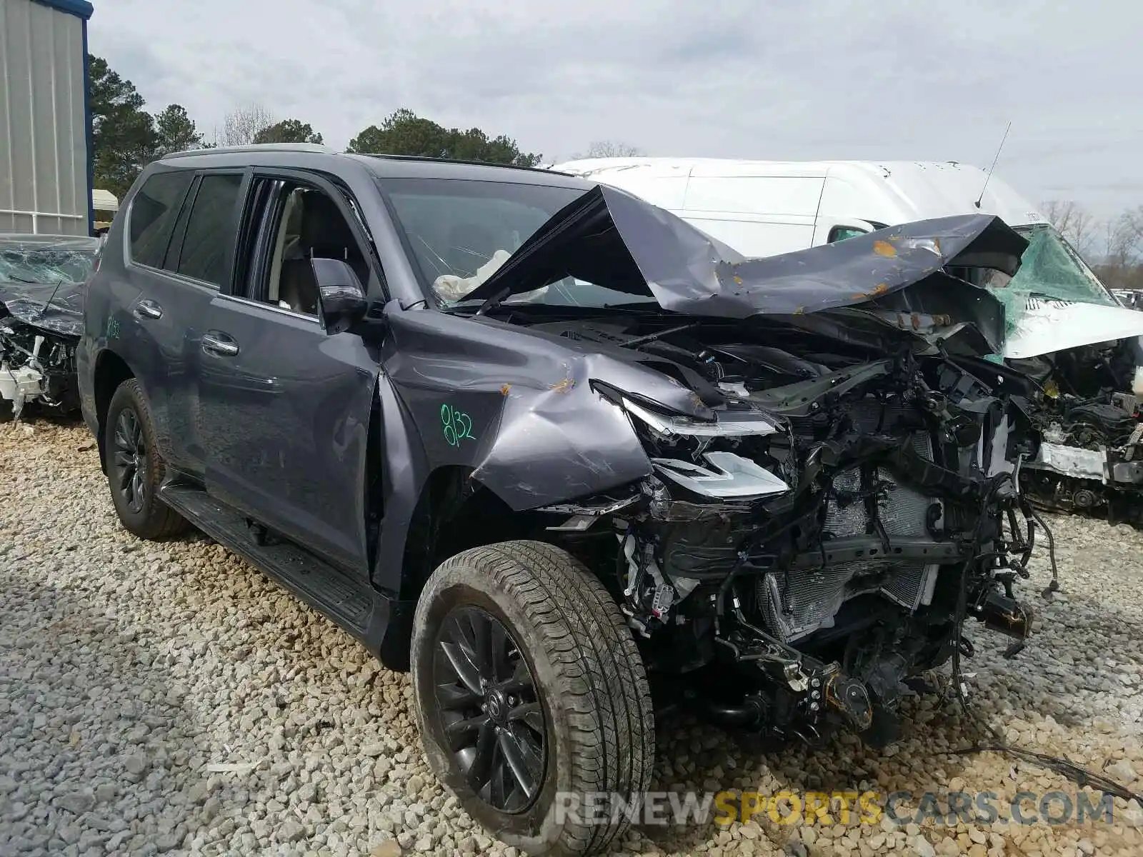 1 Photograph of a damaged car JTJAM7BXXL5265962 LEXUS GX 2020