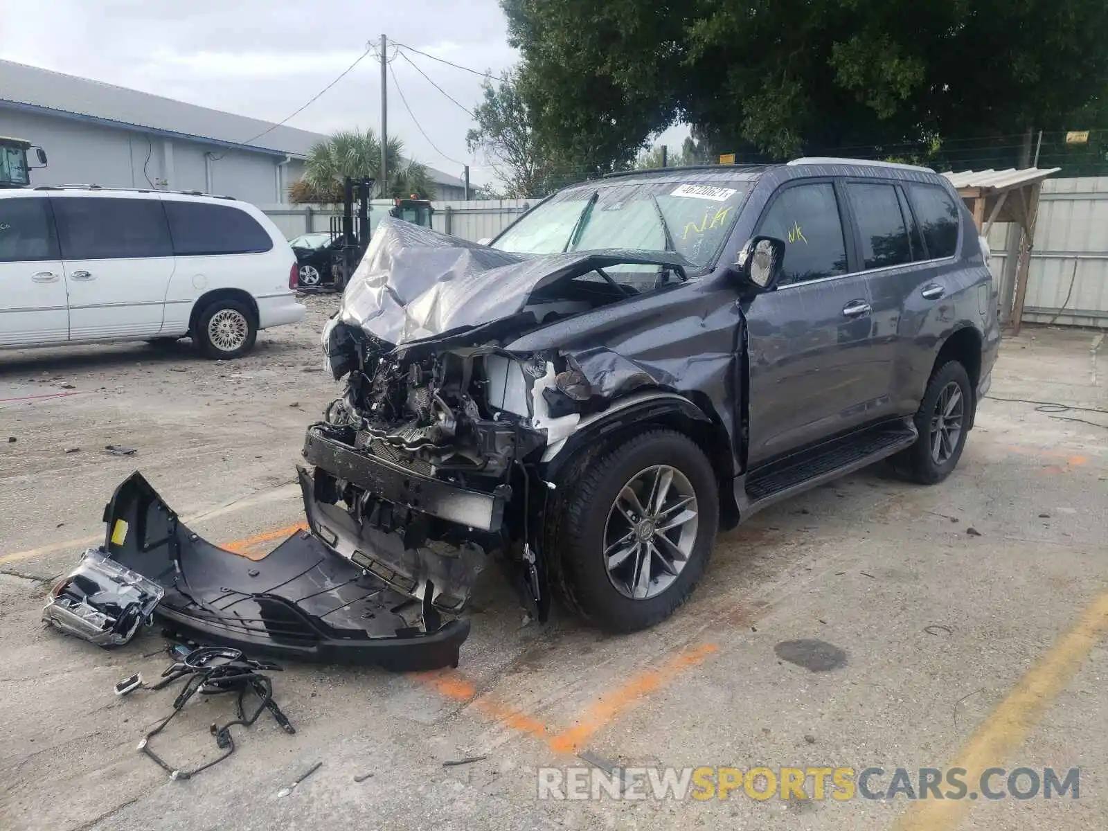 2 Photograph of a damaged car JTJAM7BXXL5267274 LEXUS GX 2020