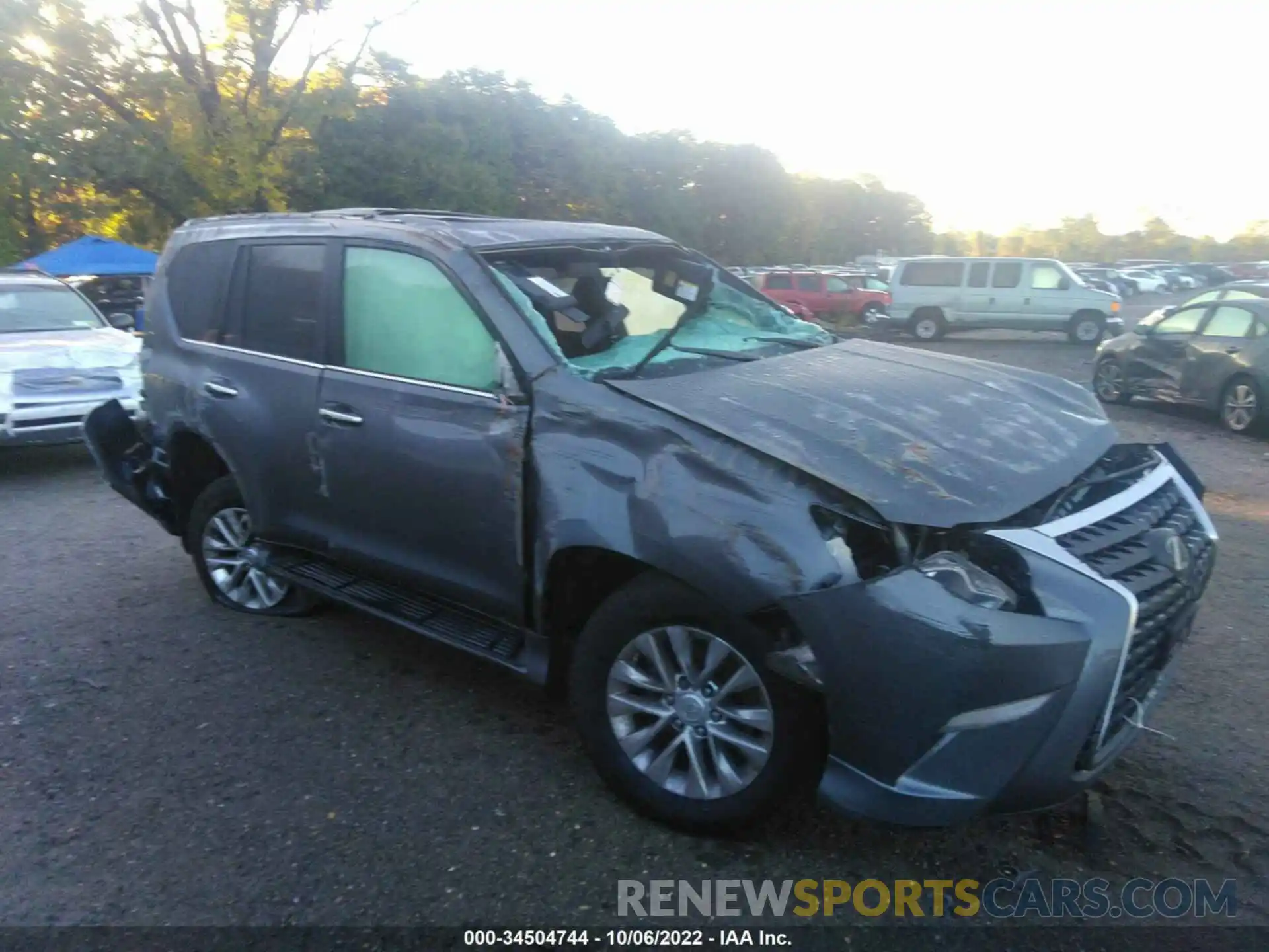 1 Photograph of a damaged car JTJBM7BX9L5260935 LEXUS GX 2020