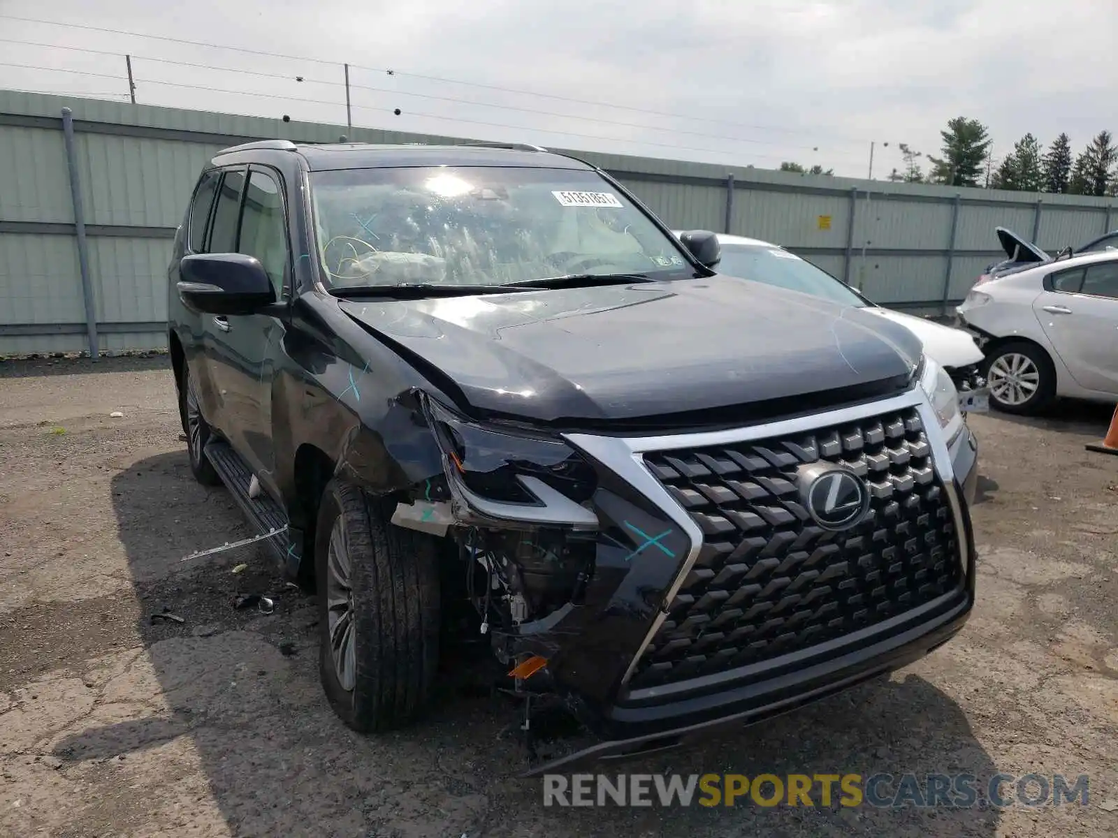 1 Фотография поврежденного автомобиля JTJGM7BX0L5242149 LEXUS GX 2020