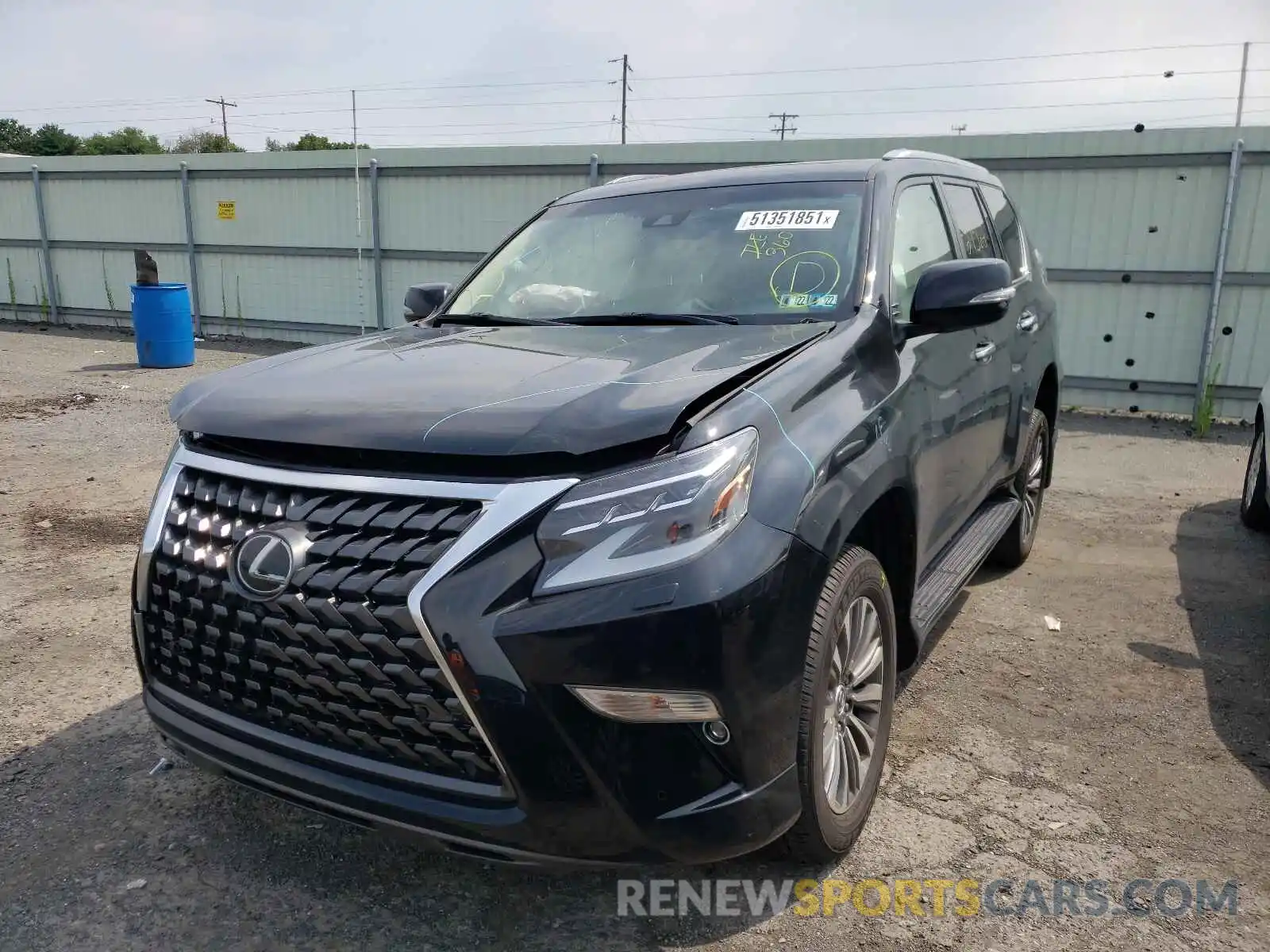 2 Photograph of a damaged car JTJGM7BX0L5242149 LEXUS GX 2020