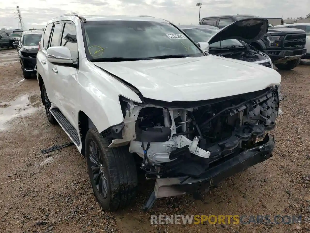 1 Photograph of a damaged car JTJGM7BX0L5245181 LEXUS GX 2020