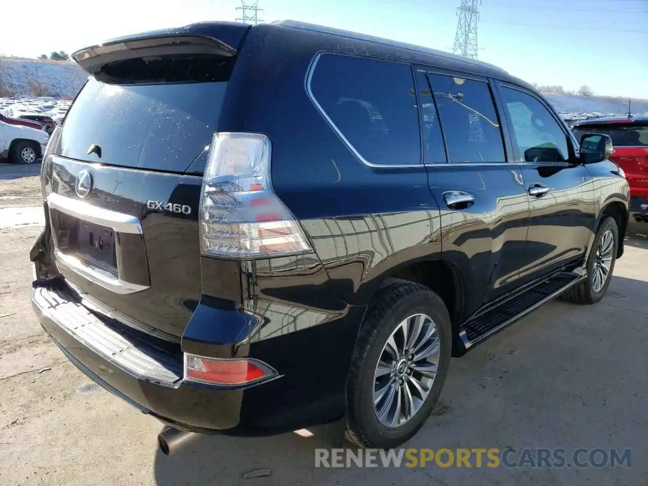 4 Фотография поврежденного автомобиля JTJGM7BX1L5258196 LEXUS GX 2020