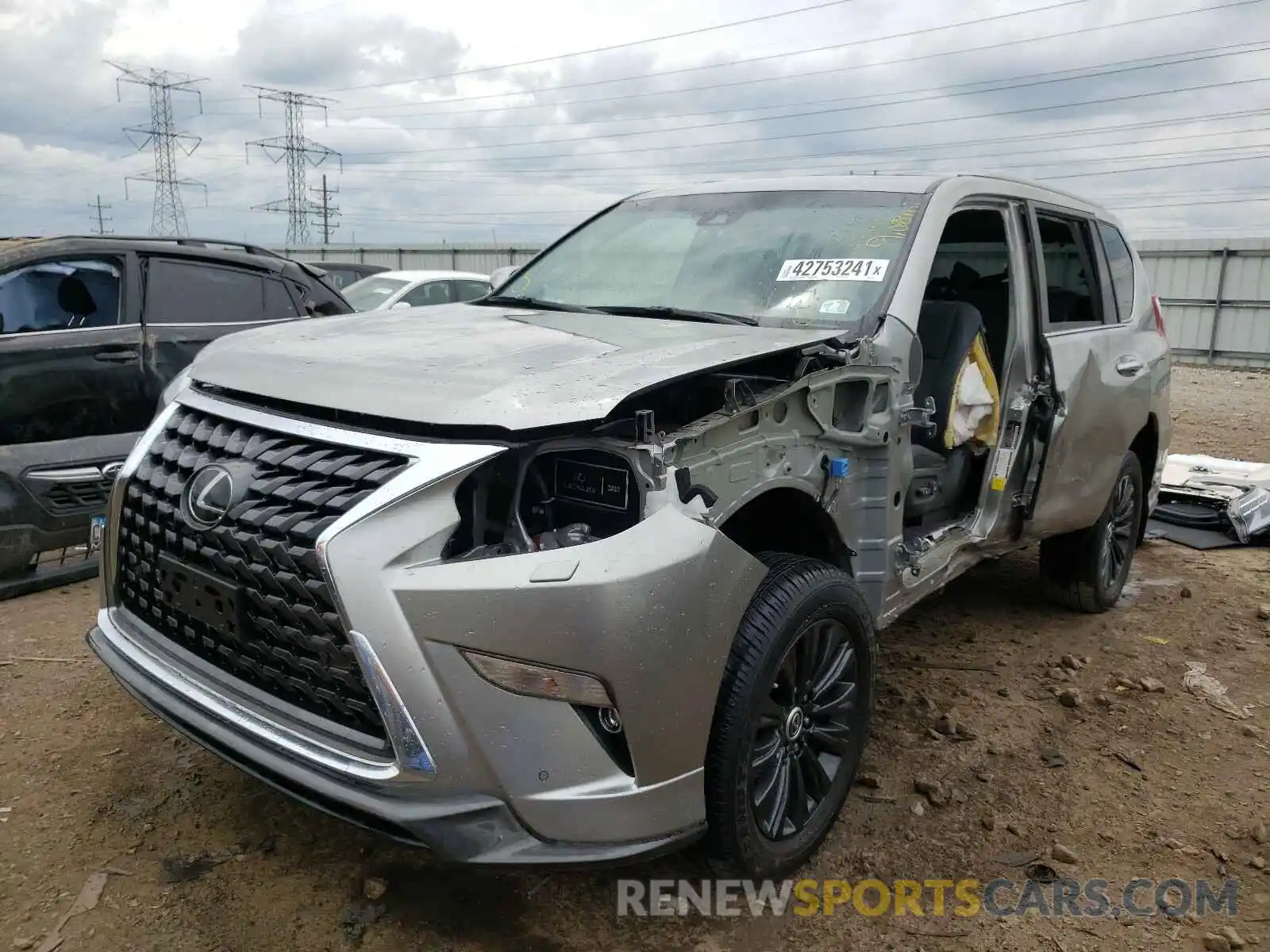 2 Photograph of a damaged car JTJGM7BX3L5241772 LEXUS GX 2020