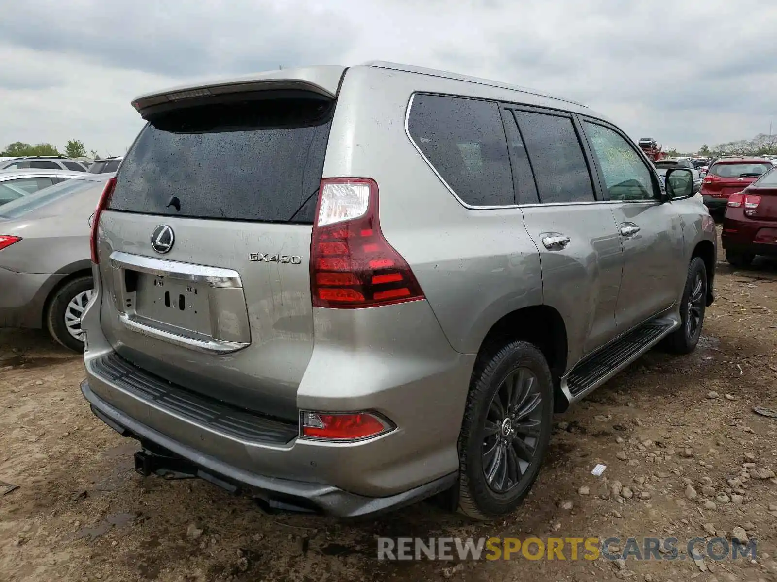 4 Фотография поврежденного автомобиля JTJGM7BX3L5241772 LEXUS GX 2020