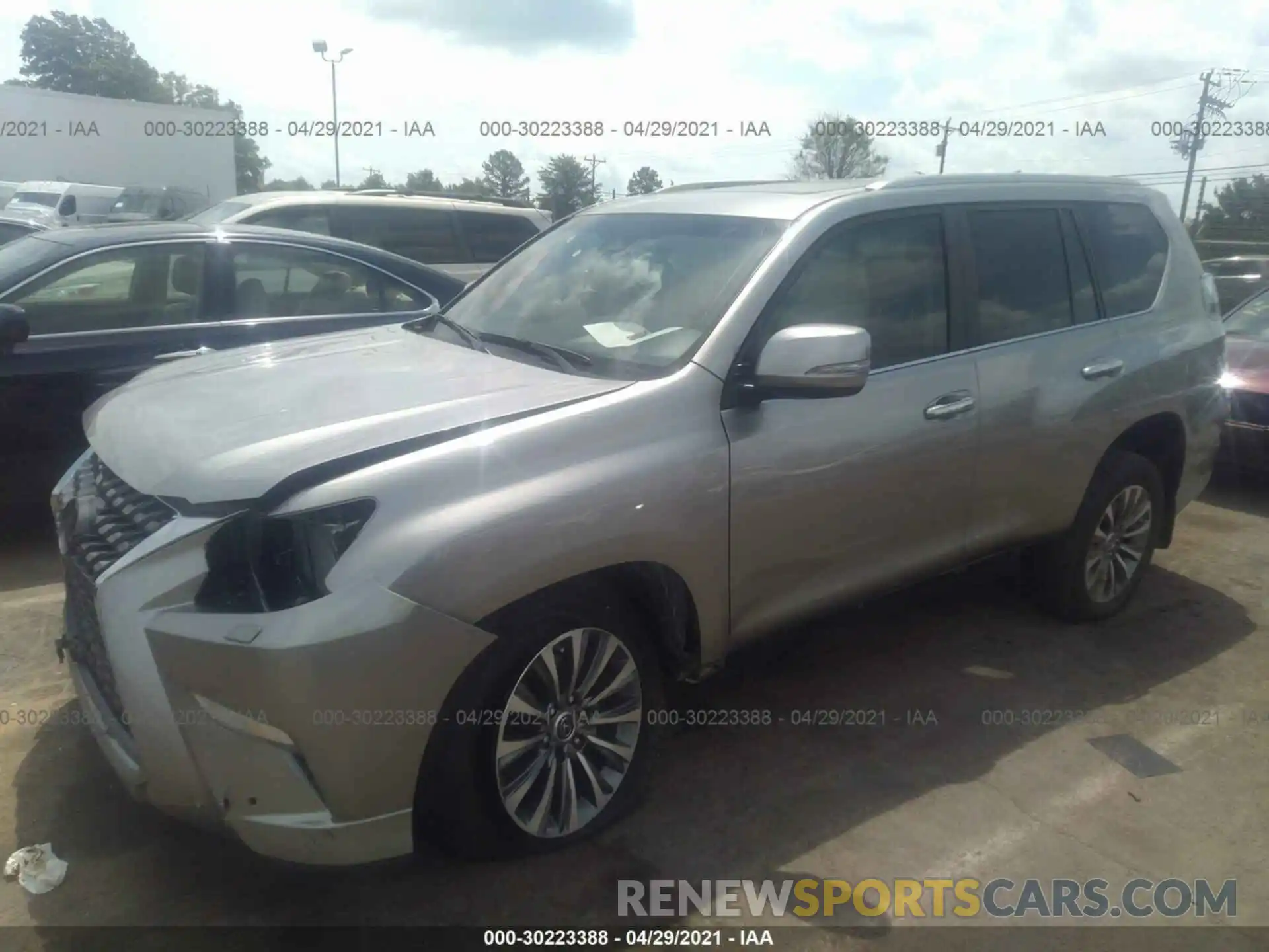 2 Photograph of a damaged car JTJGM7BX3L5255302 LEXUS GX 2020