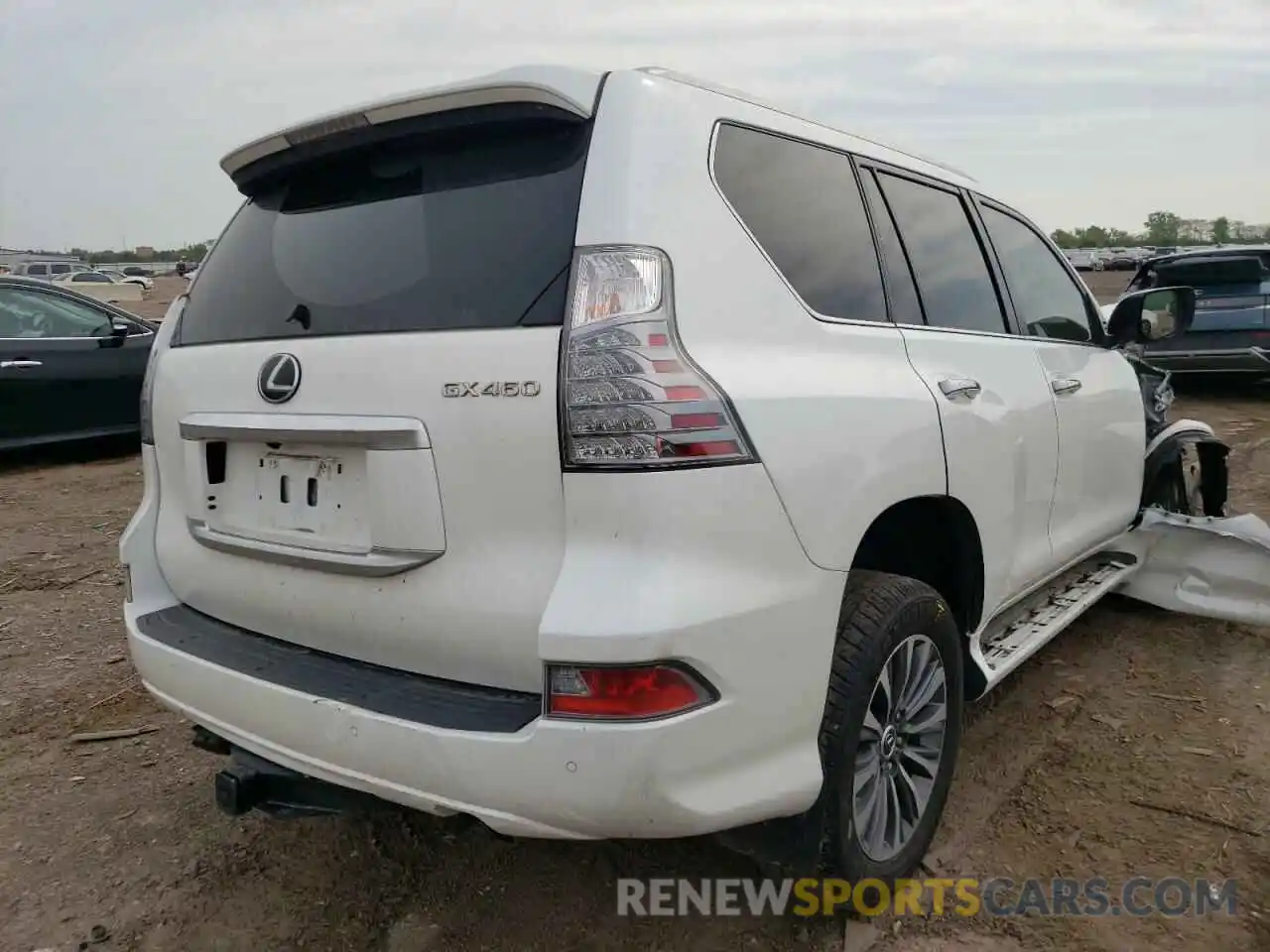 4 Фотография поврежденного автомобиля JTJGM7BX4L5260184 LEXUS GX 2020