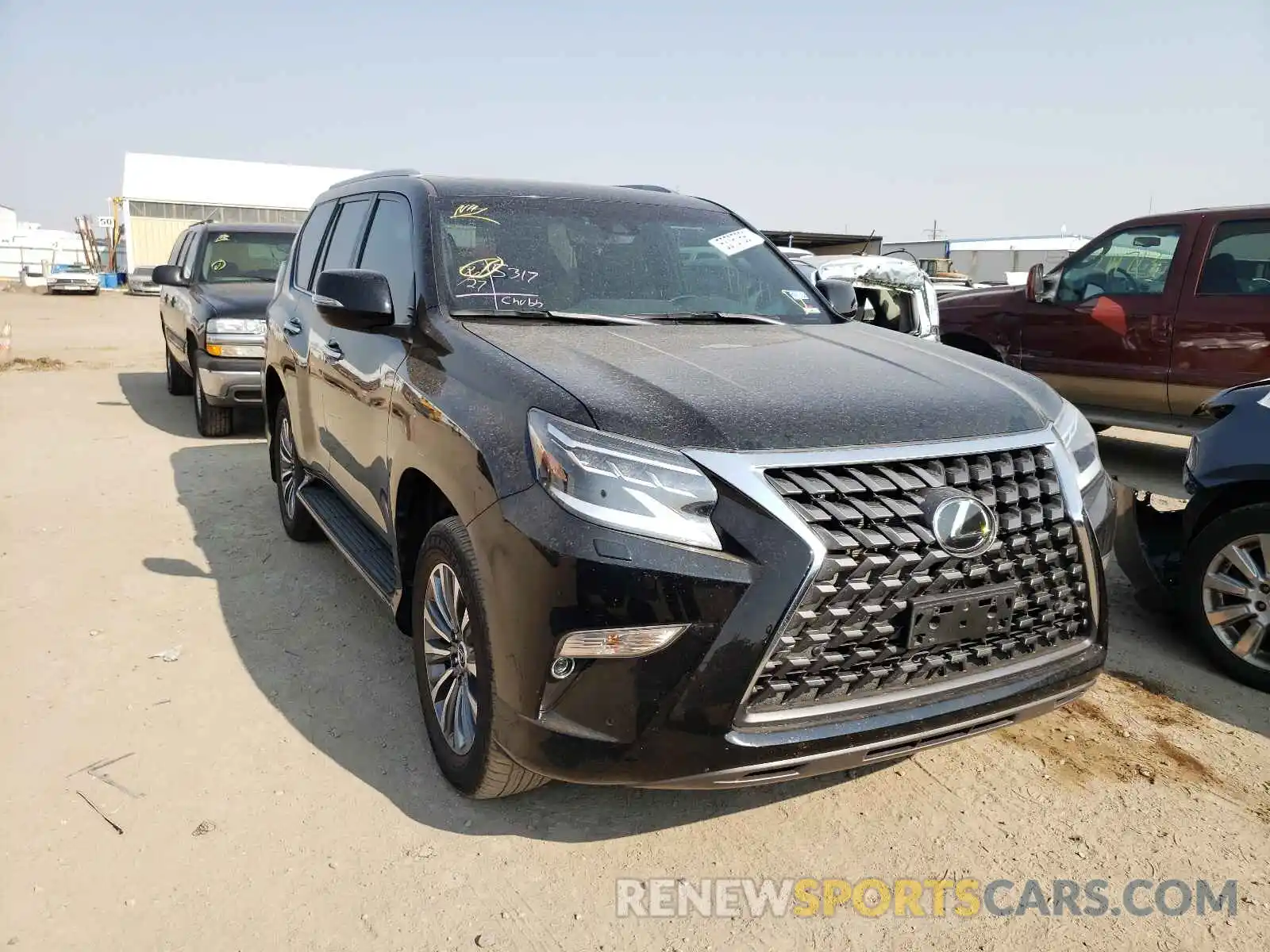 1 Photograph of a damaged car JTJGM7BX8L5249317 LEXUS GX 2020