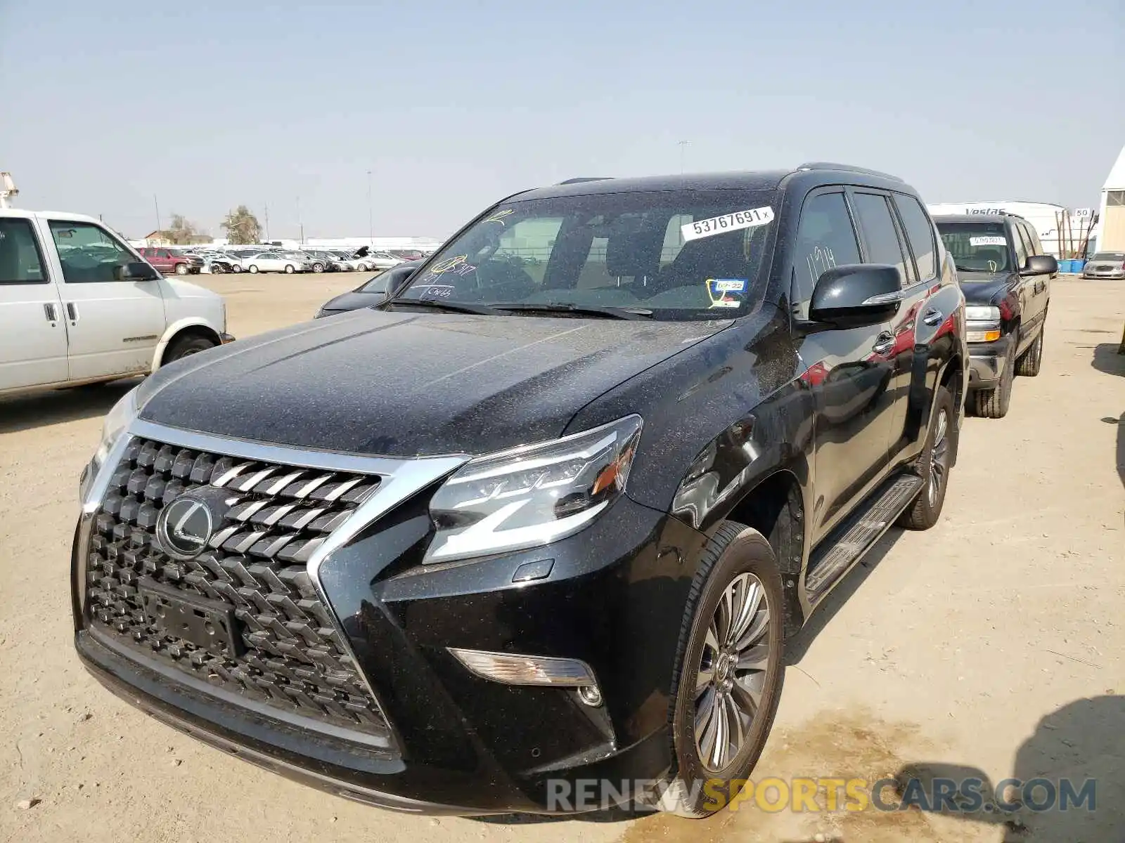 2 Photograph of a damaged car JTJGM7BX8L5249317 LEXUS GX 2020