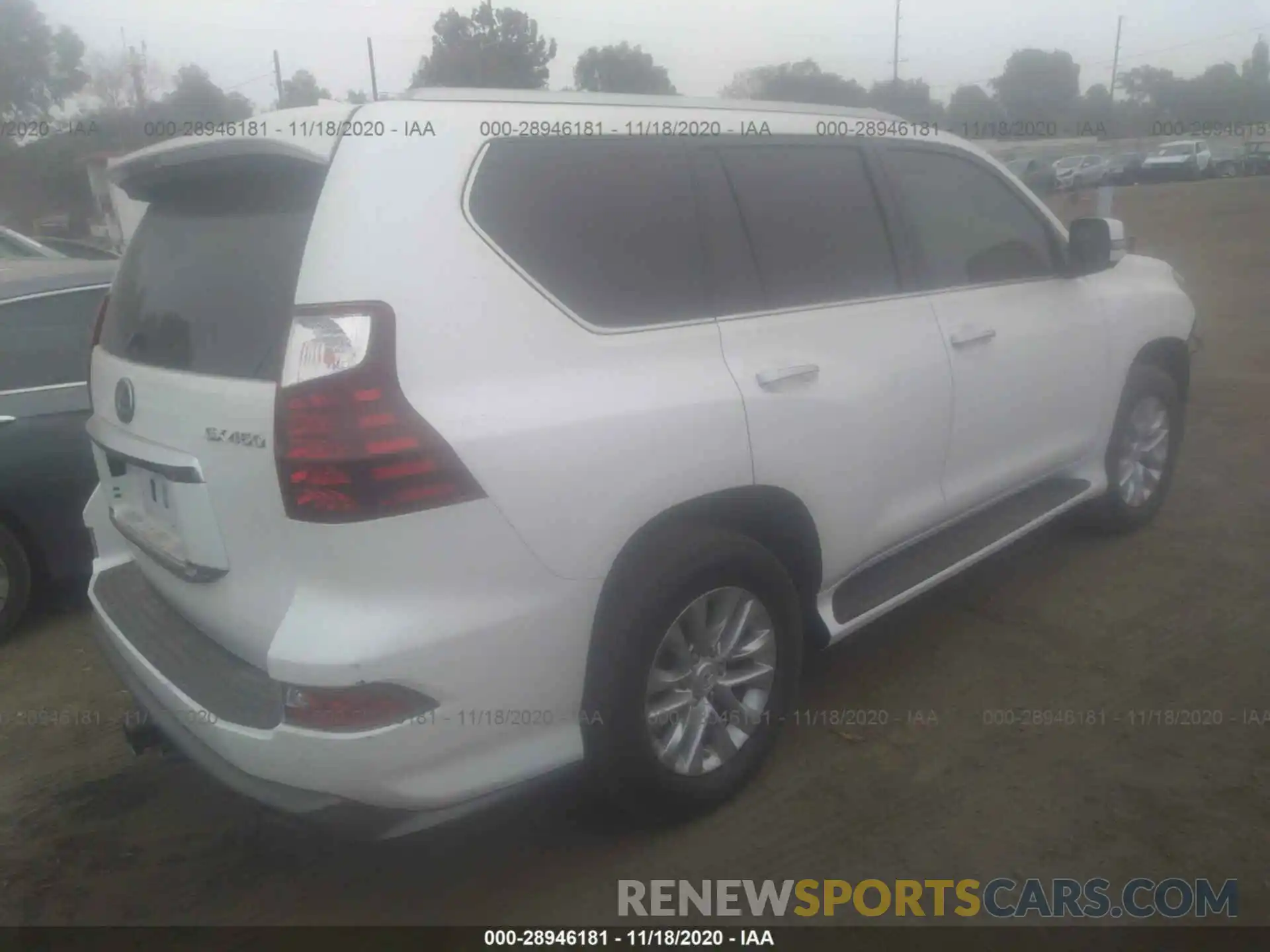 4 Photograph of a damaged car JTJGM7BX9L5247446 LEXUS GX 2020