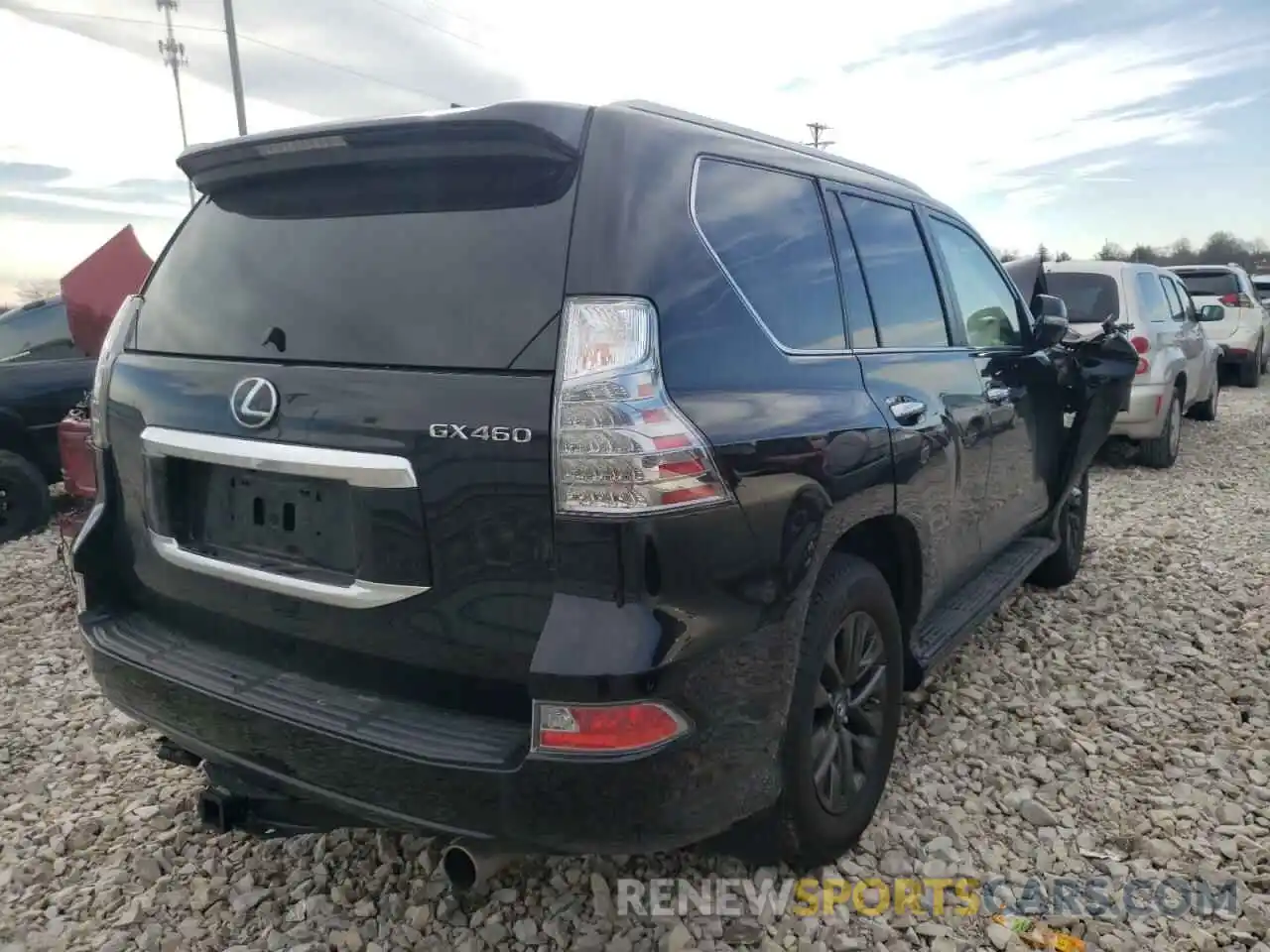 4 Фотография поврежденного автомобиля JTJGM7BXXL5247892 LEXUS GX 2020