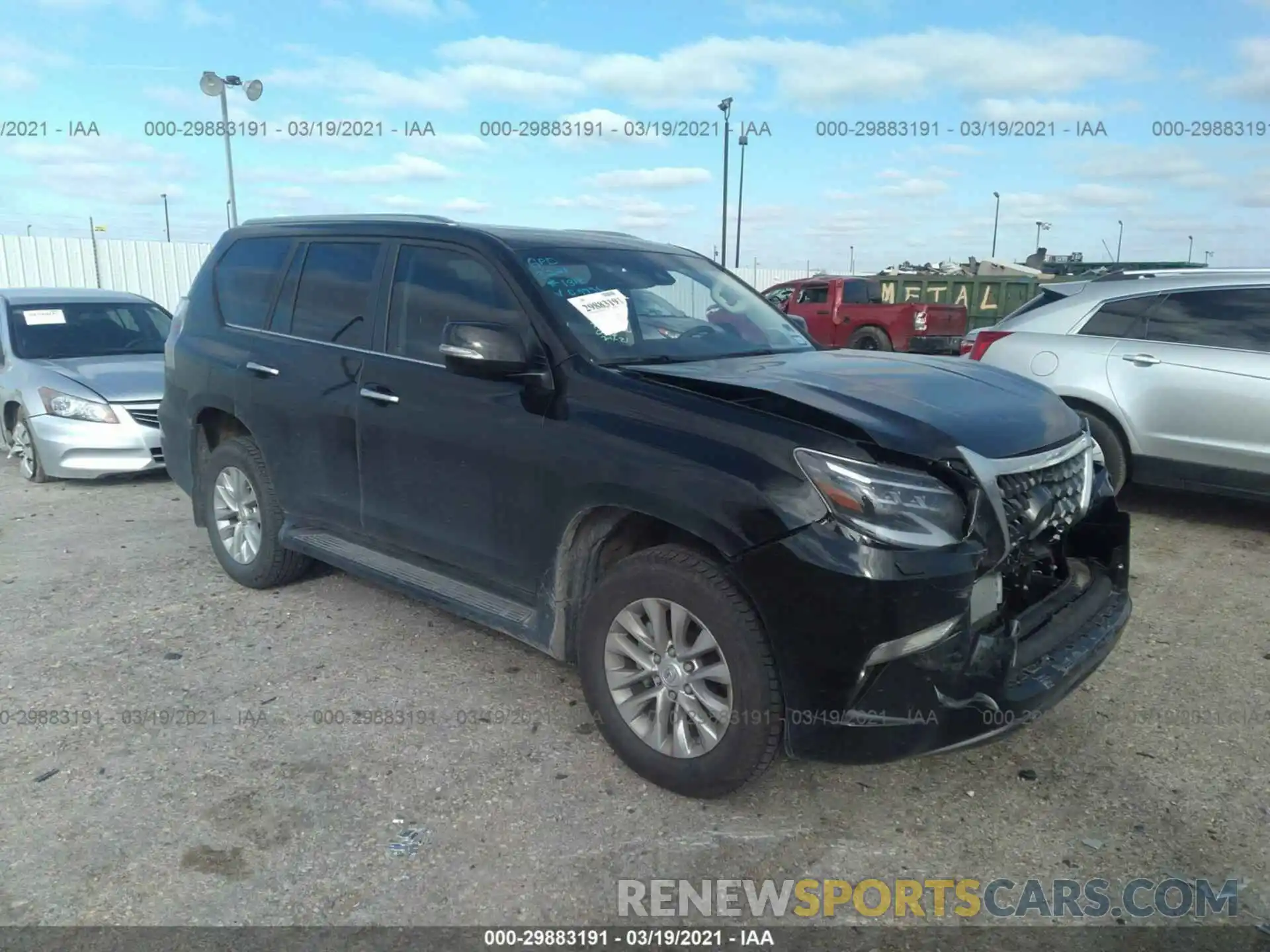 1 Photograph of a damaged car JTJAM7BX0M5269956 LEXUS GX 2021