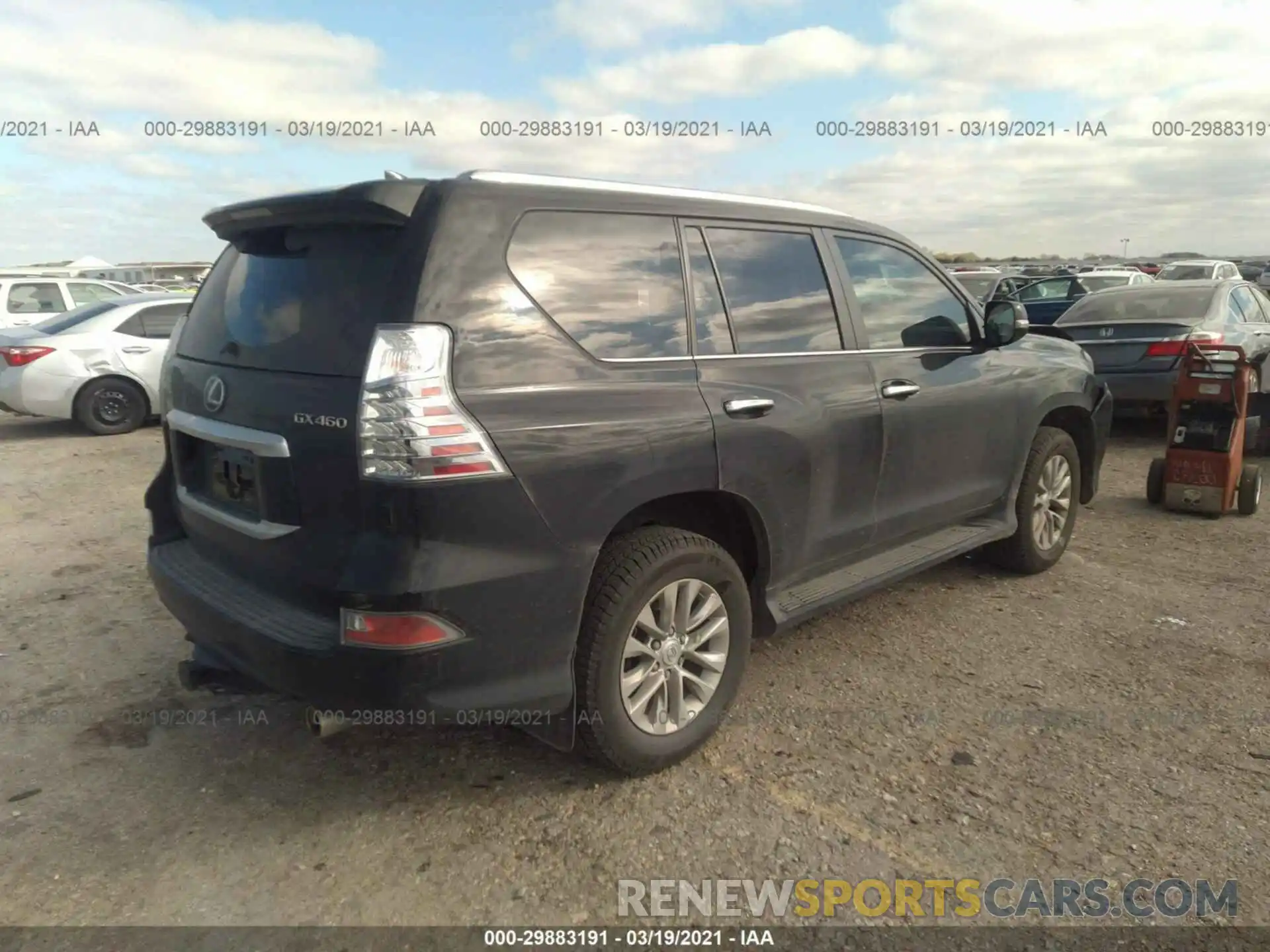 4 Фотография поврежденного автомобиля JTJAM7BX0M5269956 LEXUS GX 2021