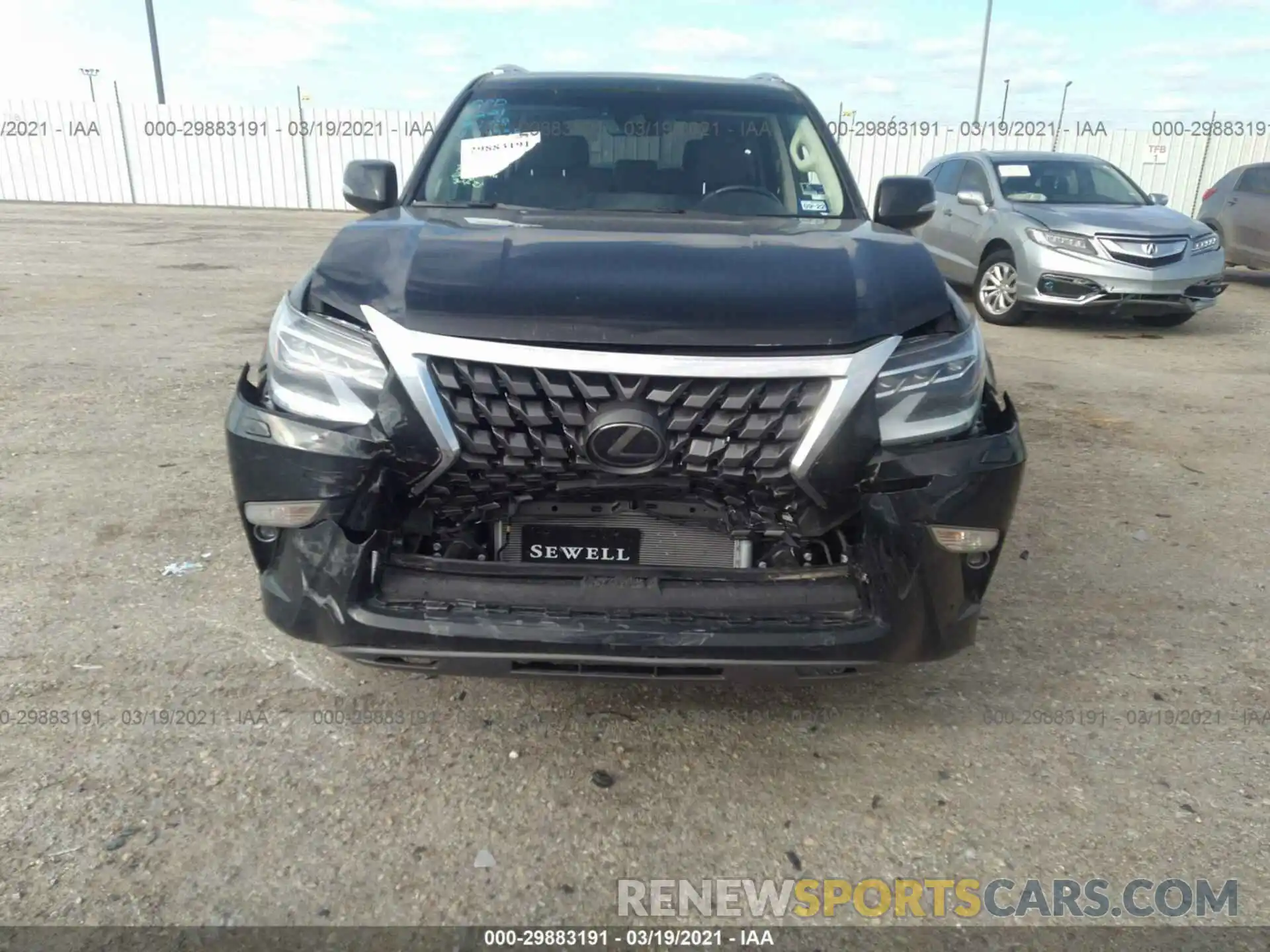 6 Фотография поврежденного автомобиля JTJAM7BX0M5269956 LEXUS GX 2021