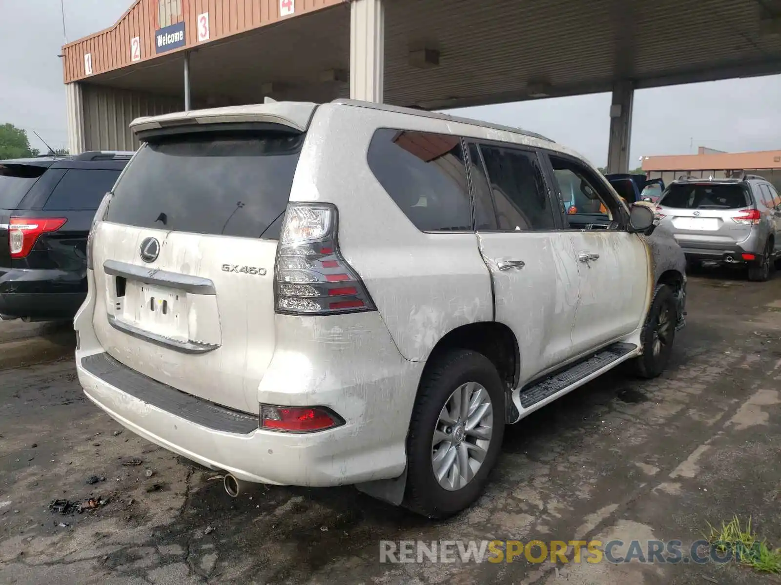 4 Фотография поврежденного автомобиля JTJAM7BX0M5276714 LEXUS GX 2021