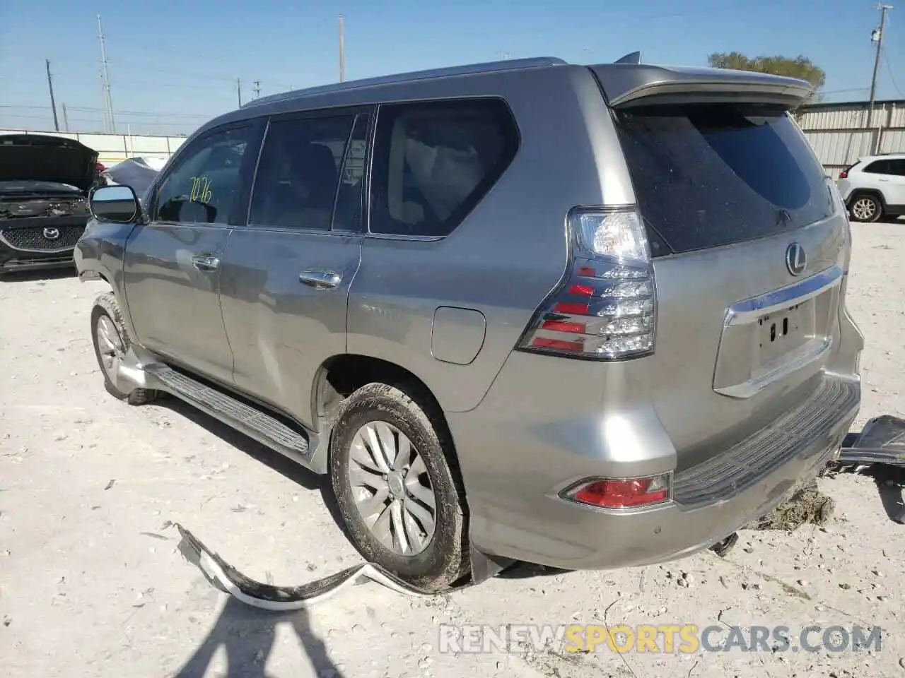 3 Фотография поврежденного автомобиля JTJAM7BX0M5277068 LEXUS GX 2021