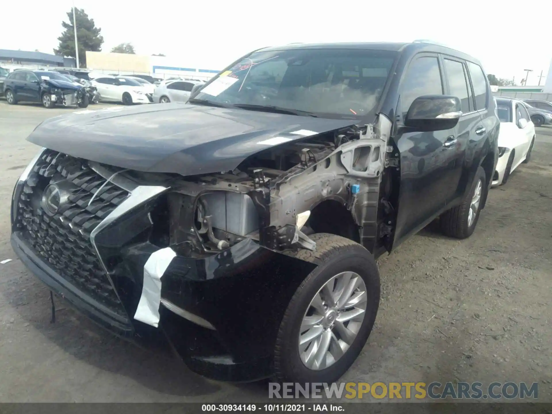 2 Photograph of a damaged car JTJAM7BX1M5274745 LEXUS GX 2021